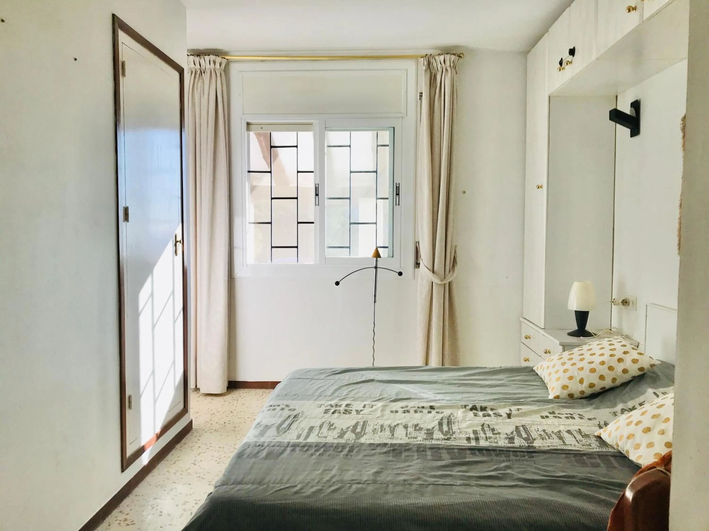 Bedroom, Bed in Mediterranean Villa Investingspain sea view and pool