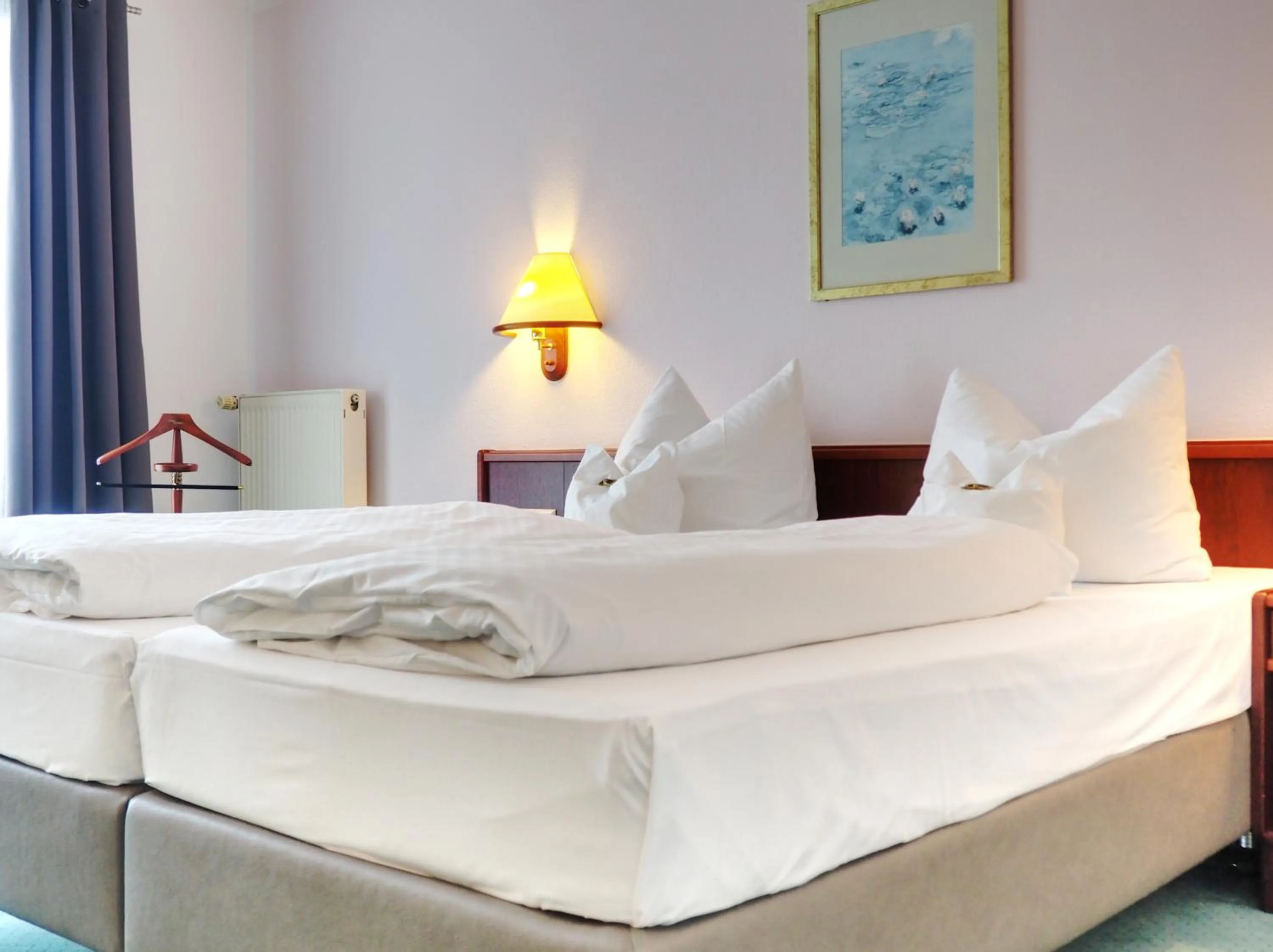 Bed in Heidehotel Lubast