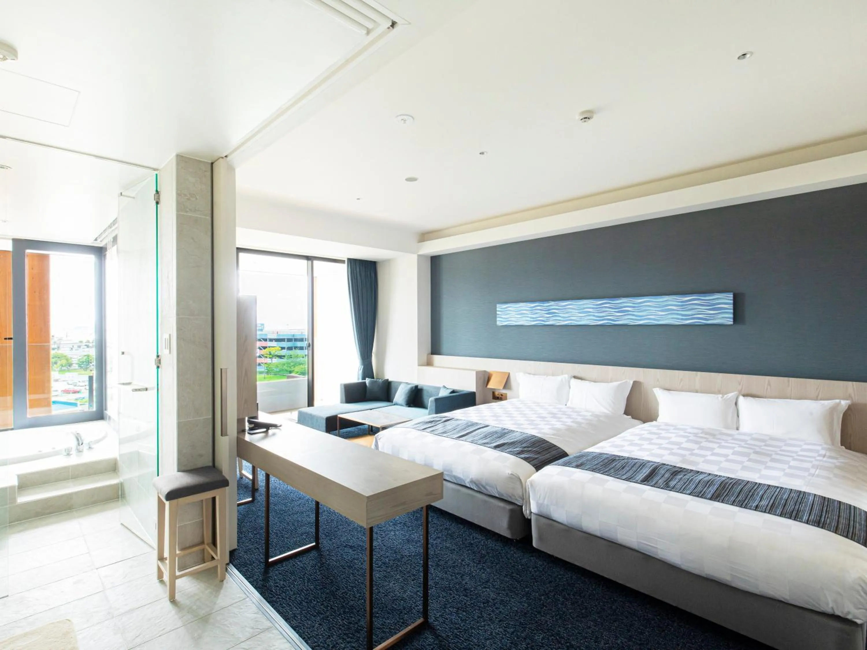 Photo of the whole room, Bed in Garden Terrace Fukuoka
