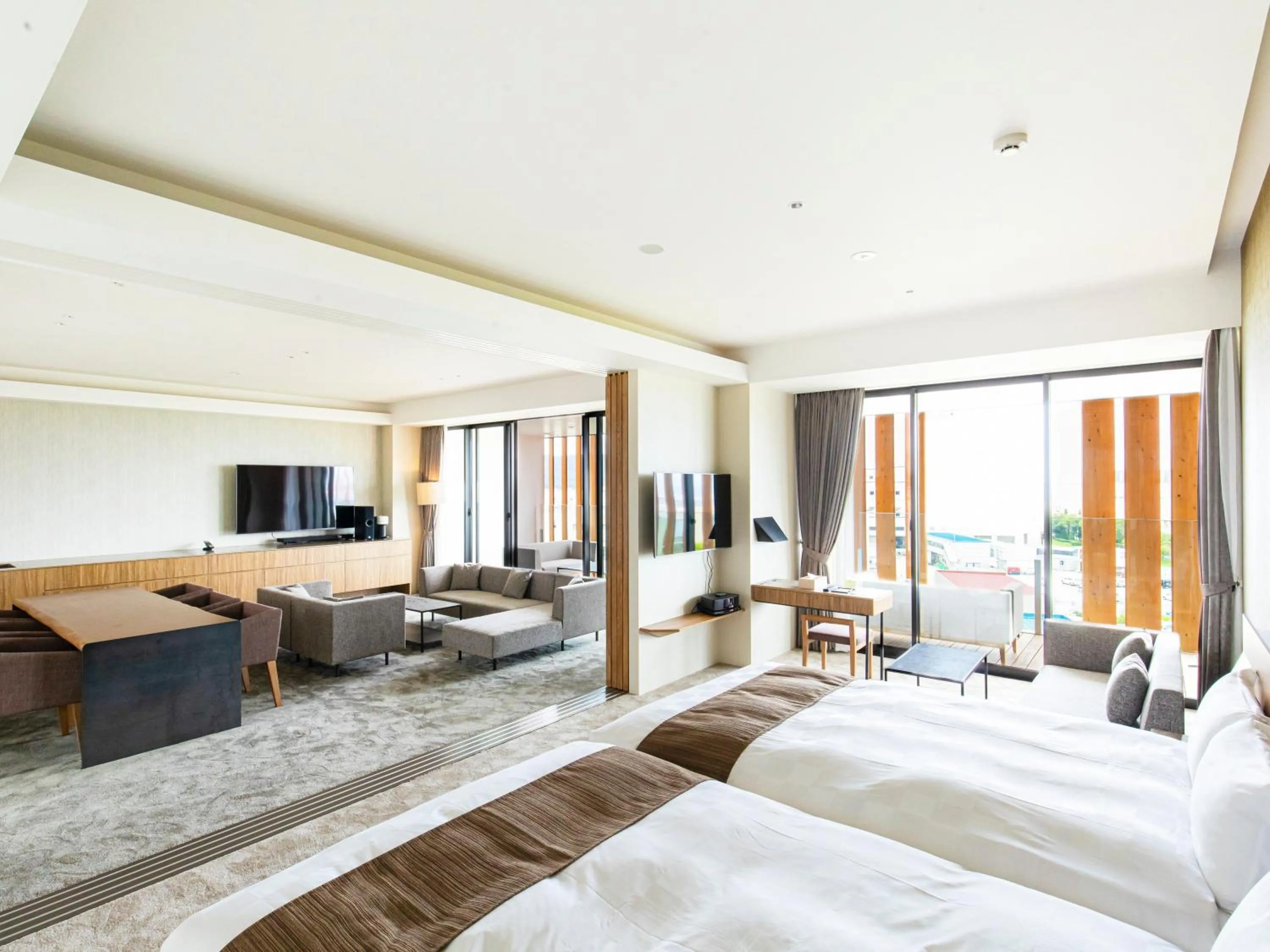 Photo of the whole room, Bed in Garden Terrace Fukuoka