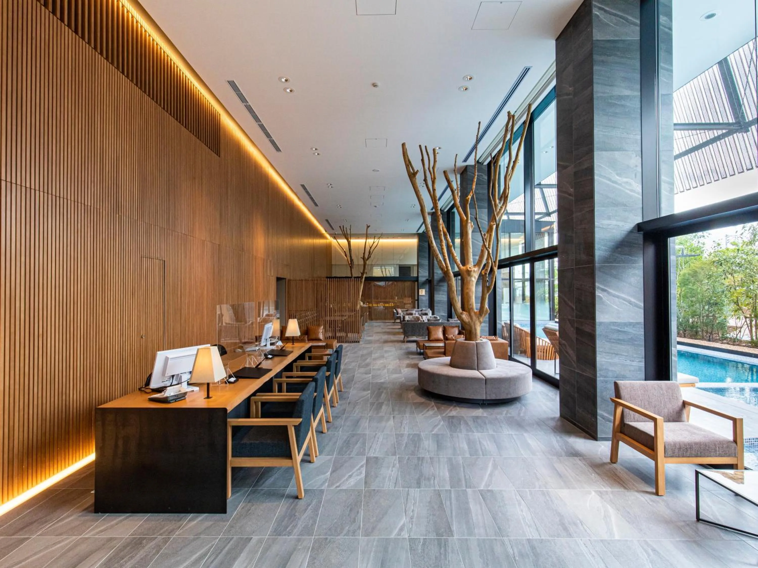 Lobby or reception in Garden Terrace Fukuoka