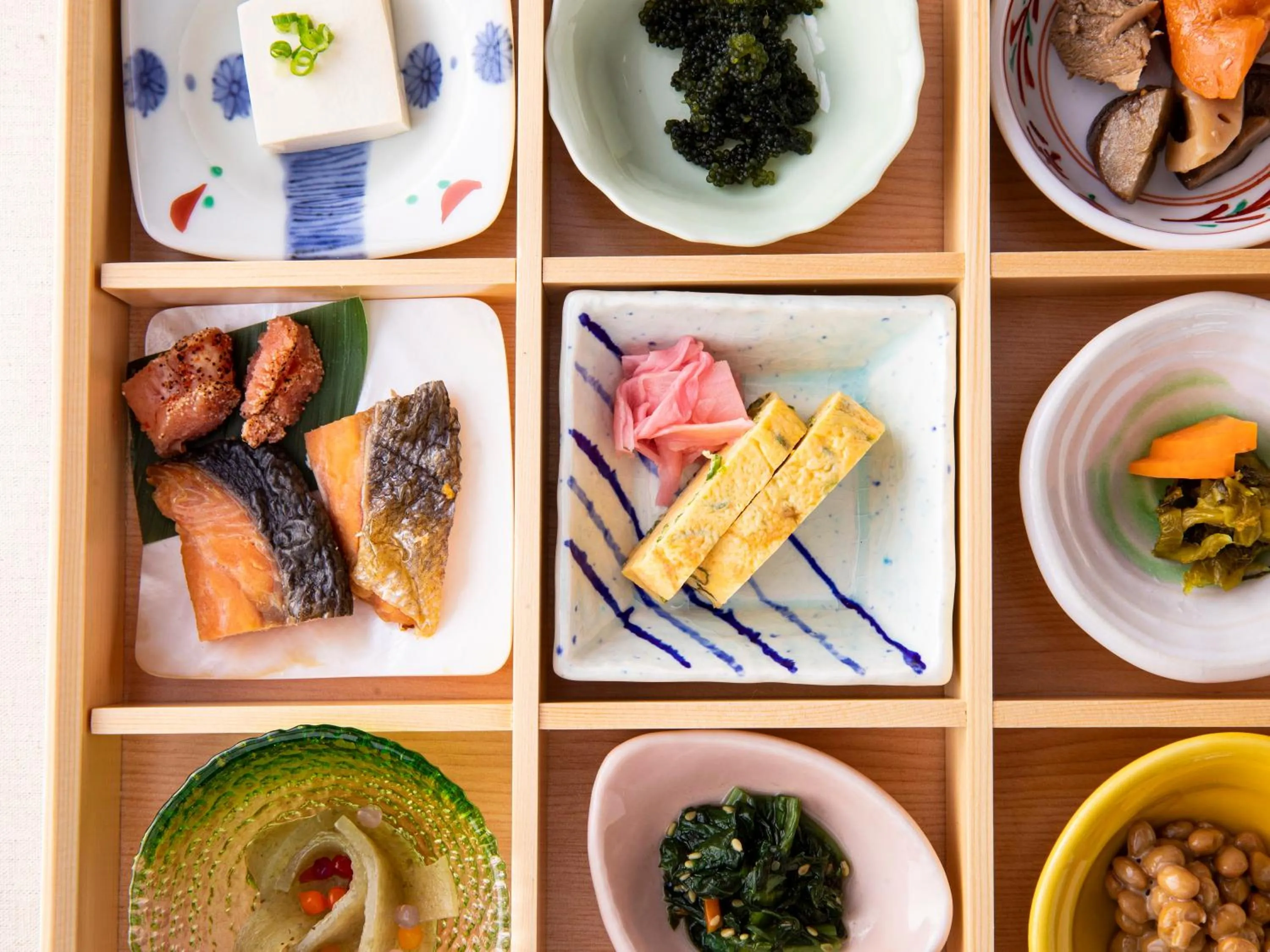 Asian breakfast in Garden Terrace Fukuoka