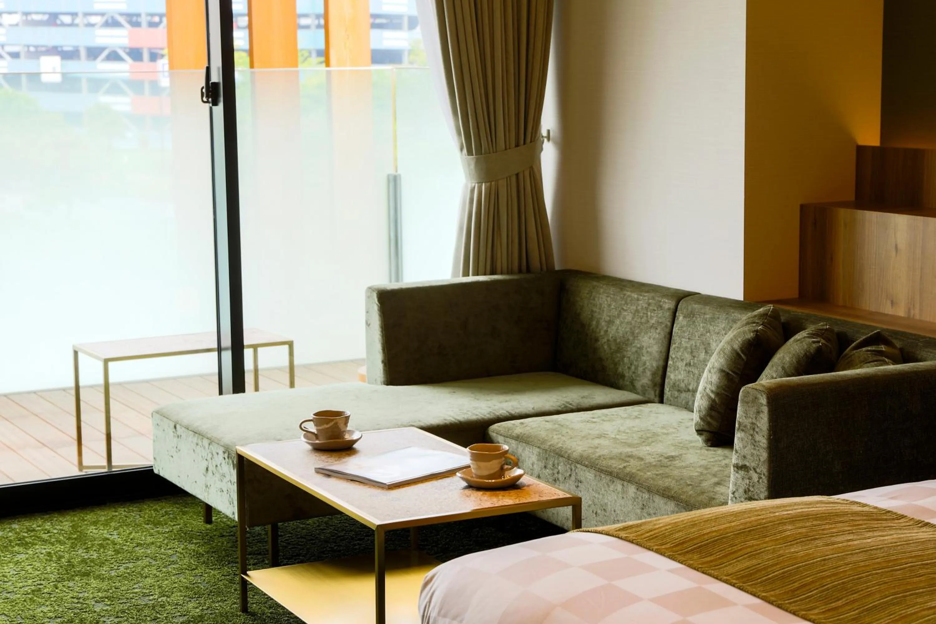 Photo of the whole room, Bed in Garden Terrace Fukuoka