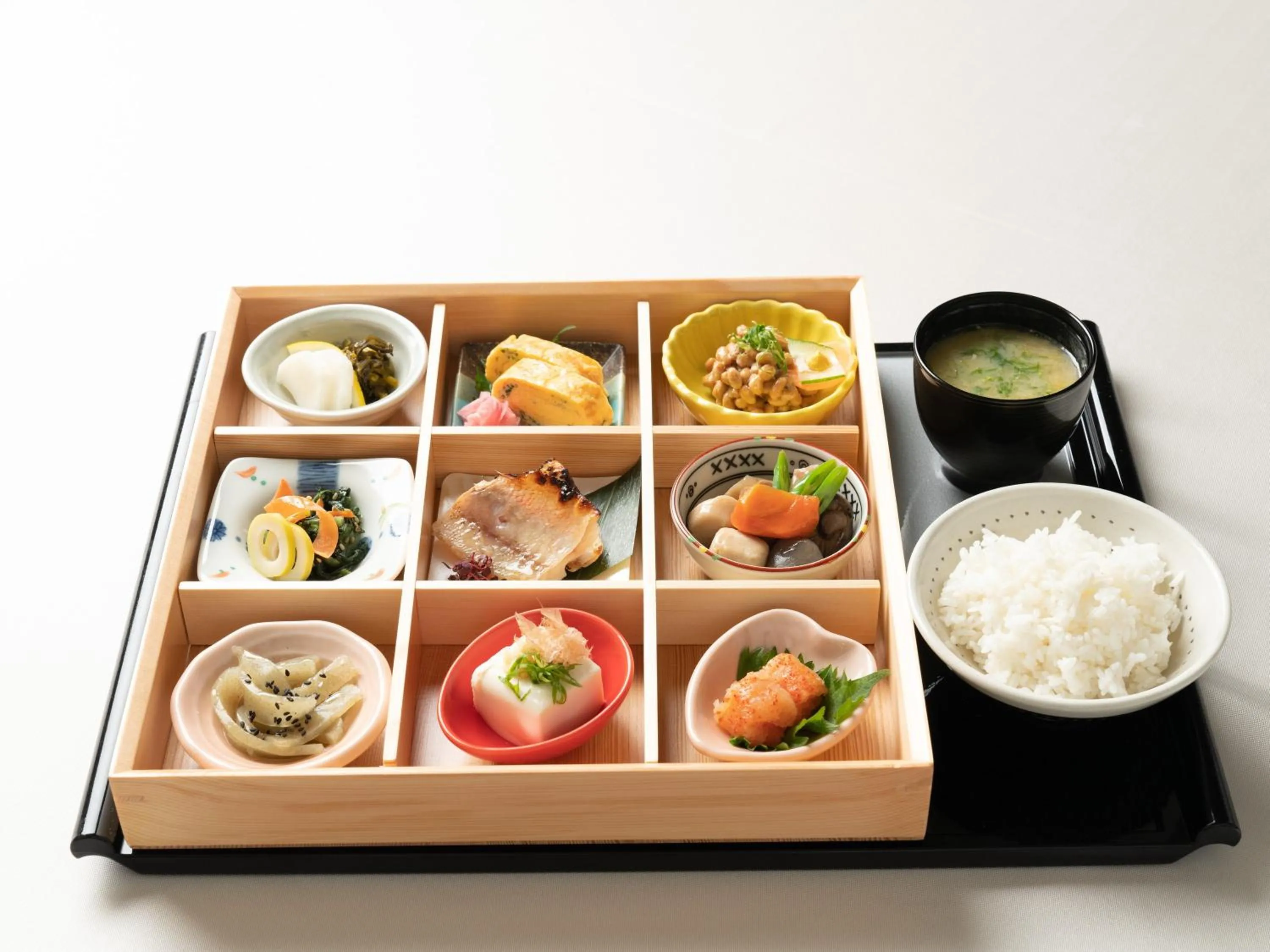 Asian breakfast in Garden Terrace Fukuoka