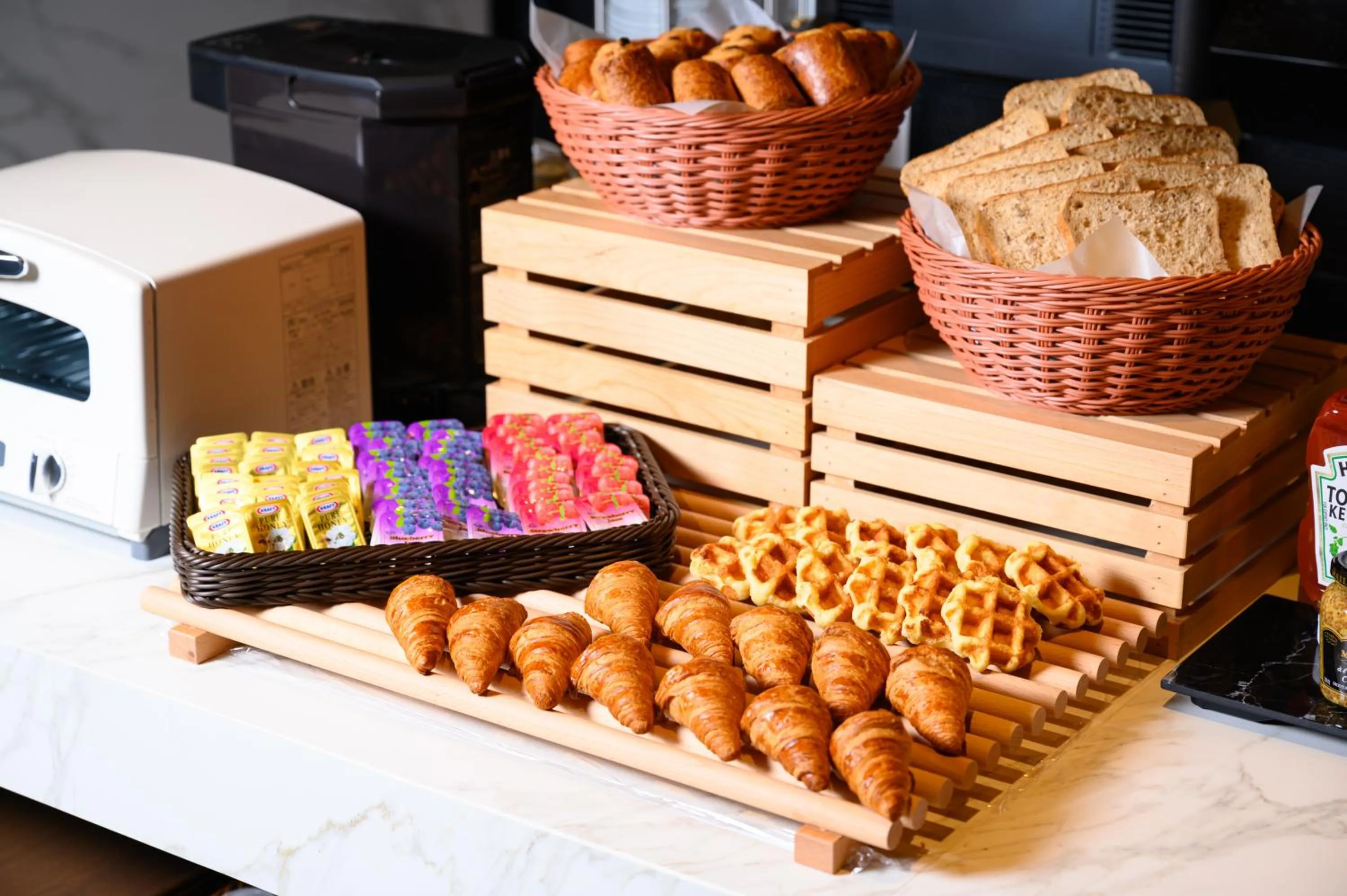 Buffet breakfast in HOTEL FORZA SAPPORO STATION