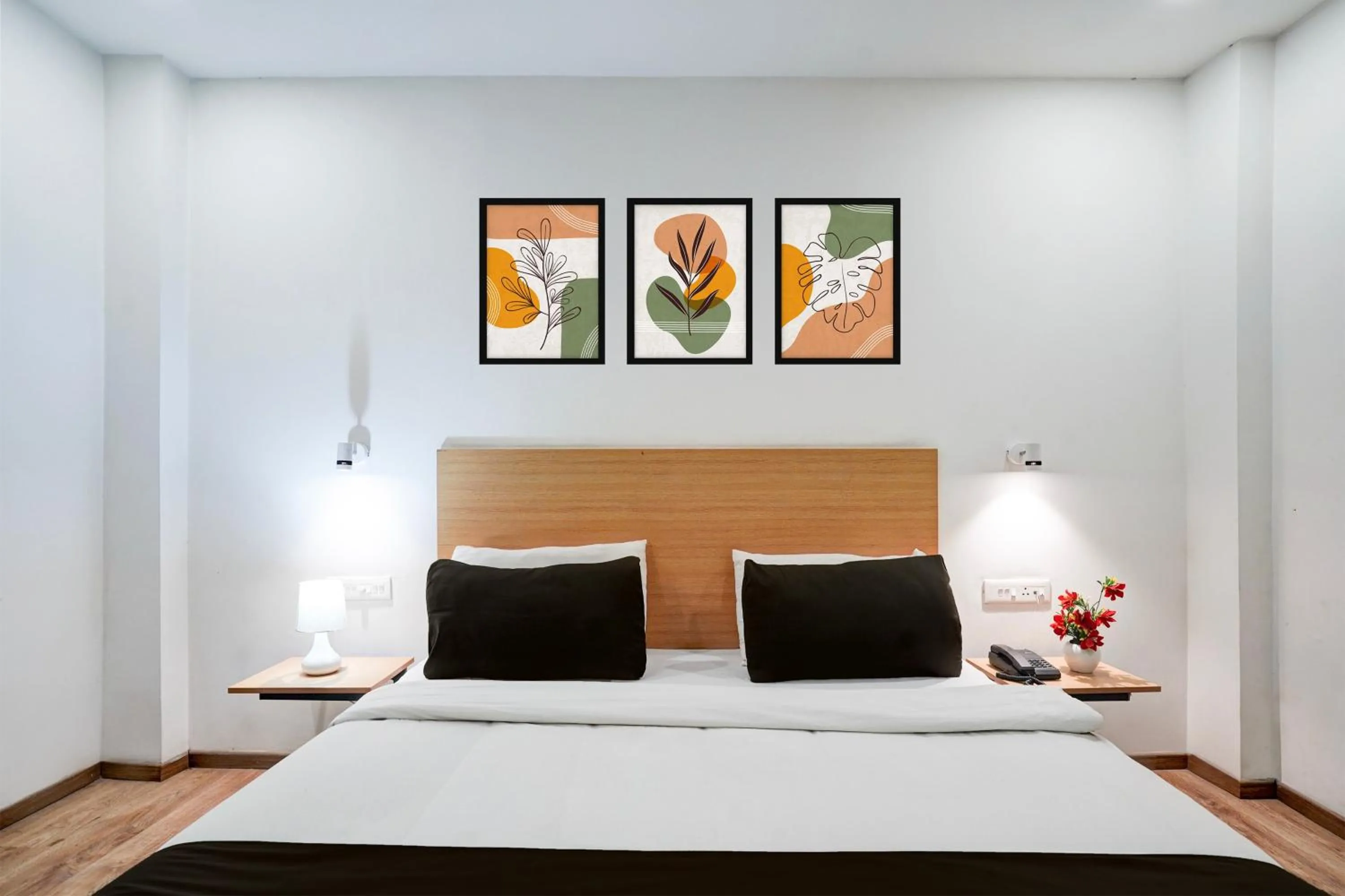 Bedroom, Bed in Townhouse Gomti Nagar Sector 6 Near Ekana Stadium