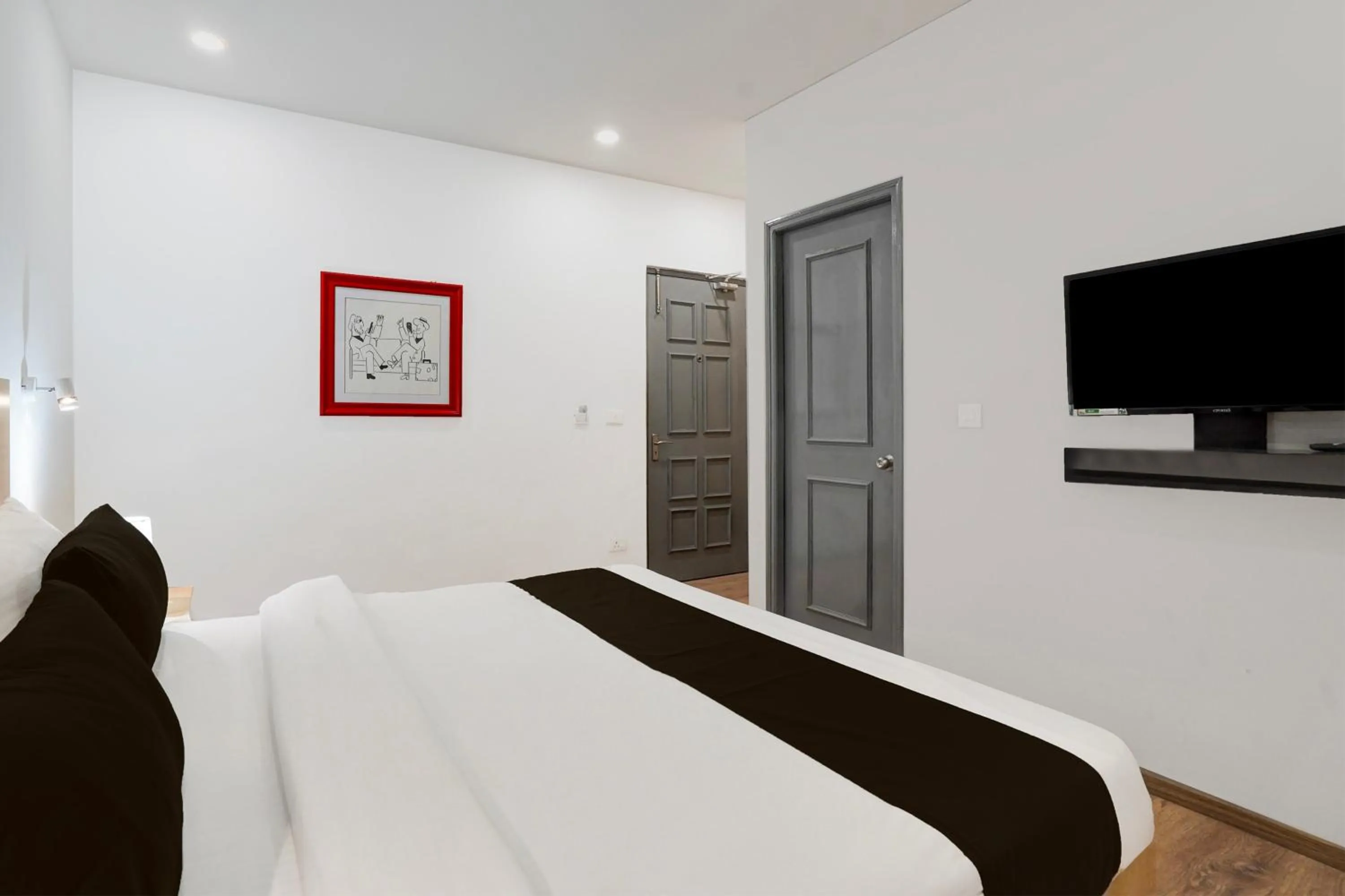 Bedroom, Bed in Townhouse Gomti Nagar Sector 6 Near Ekana Stadium