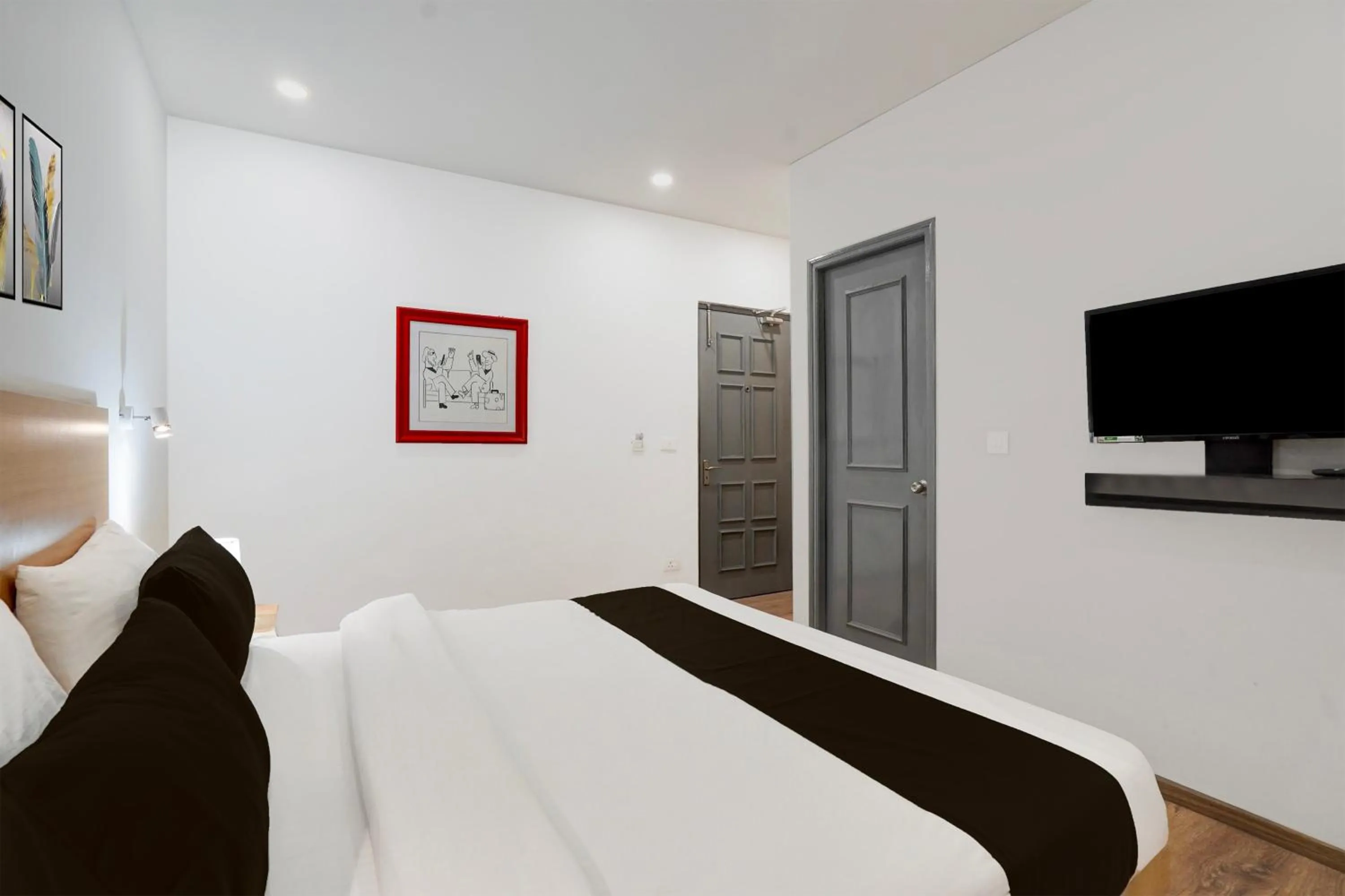 Bedroom, Bed in Townhouse Gomti Nagar Sector 6 Near Ekana Stadium