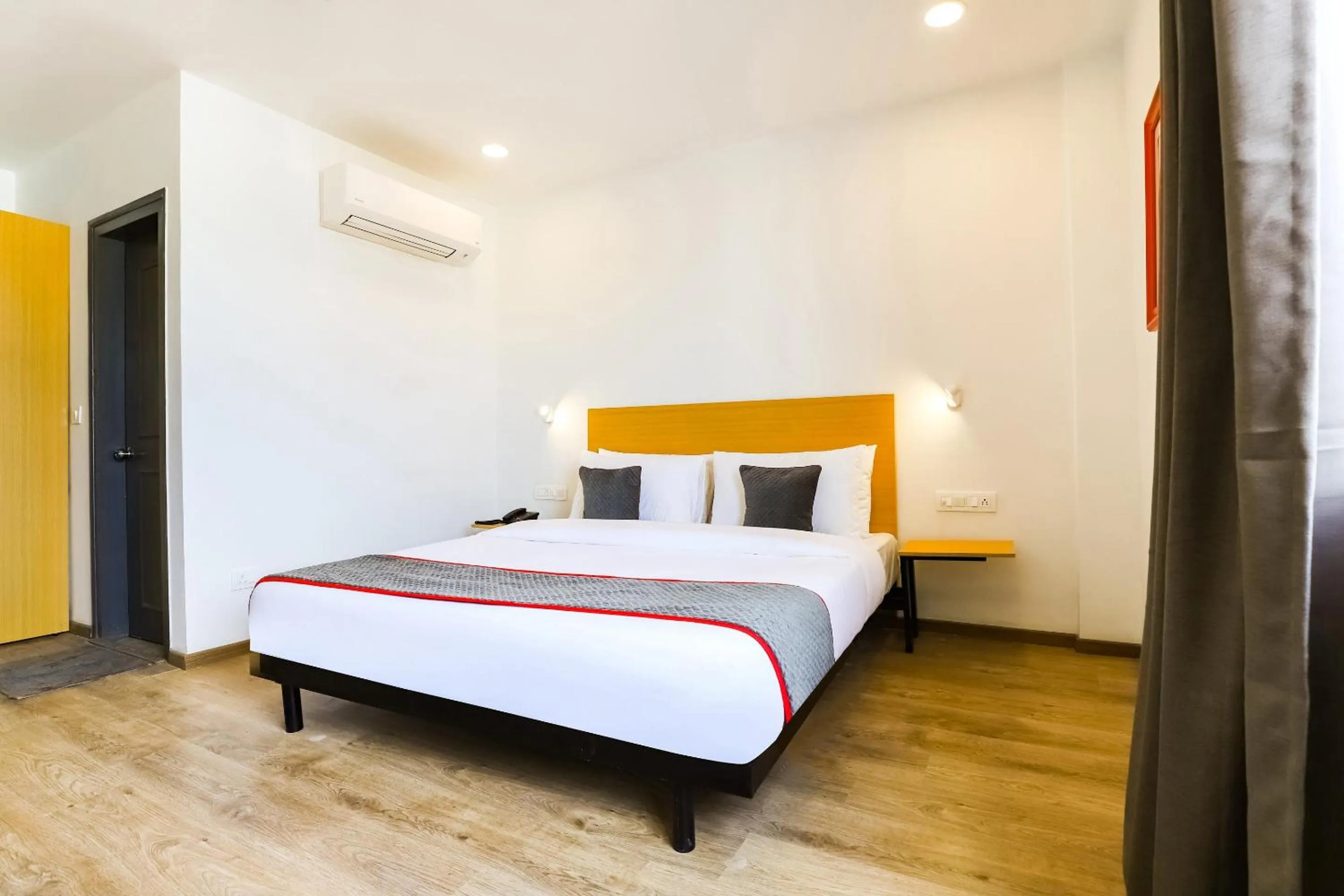 Bedroom, Bed in Townhouse Prithvi Resort Near Phoenix Palassio