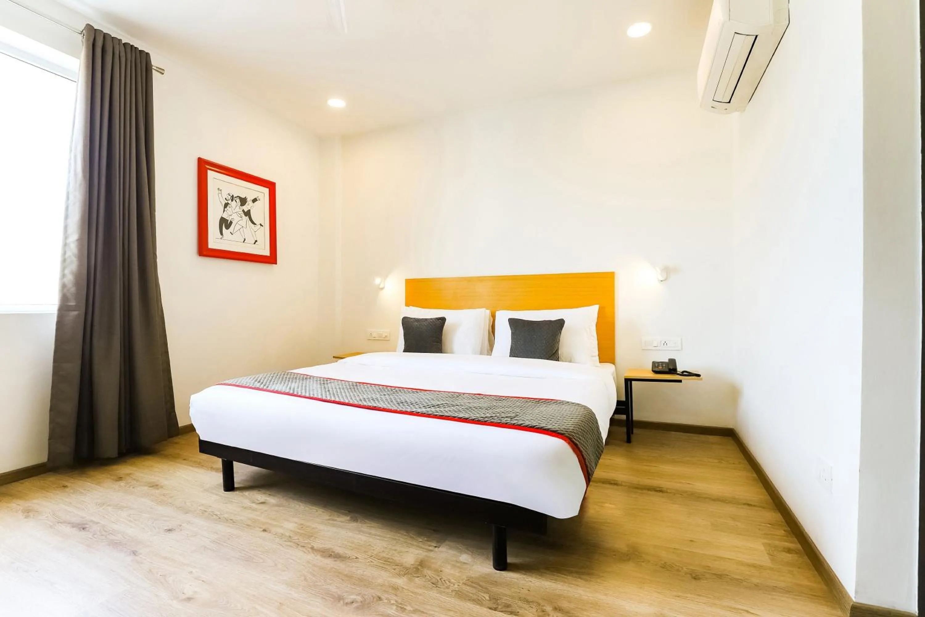 Bedroom, Bed in Townhouse Prithvi Resort Near Phoenix Palassio