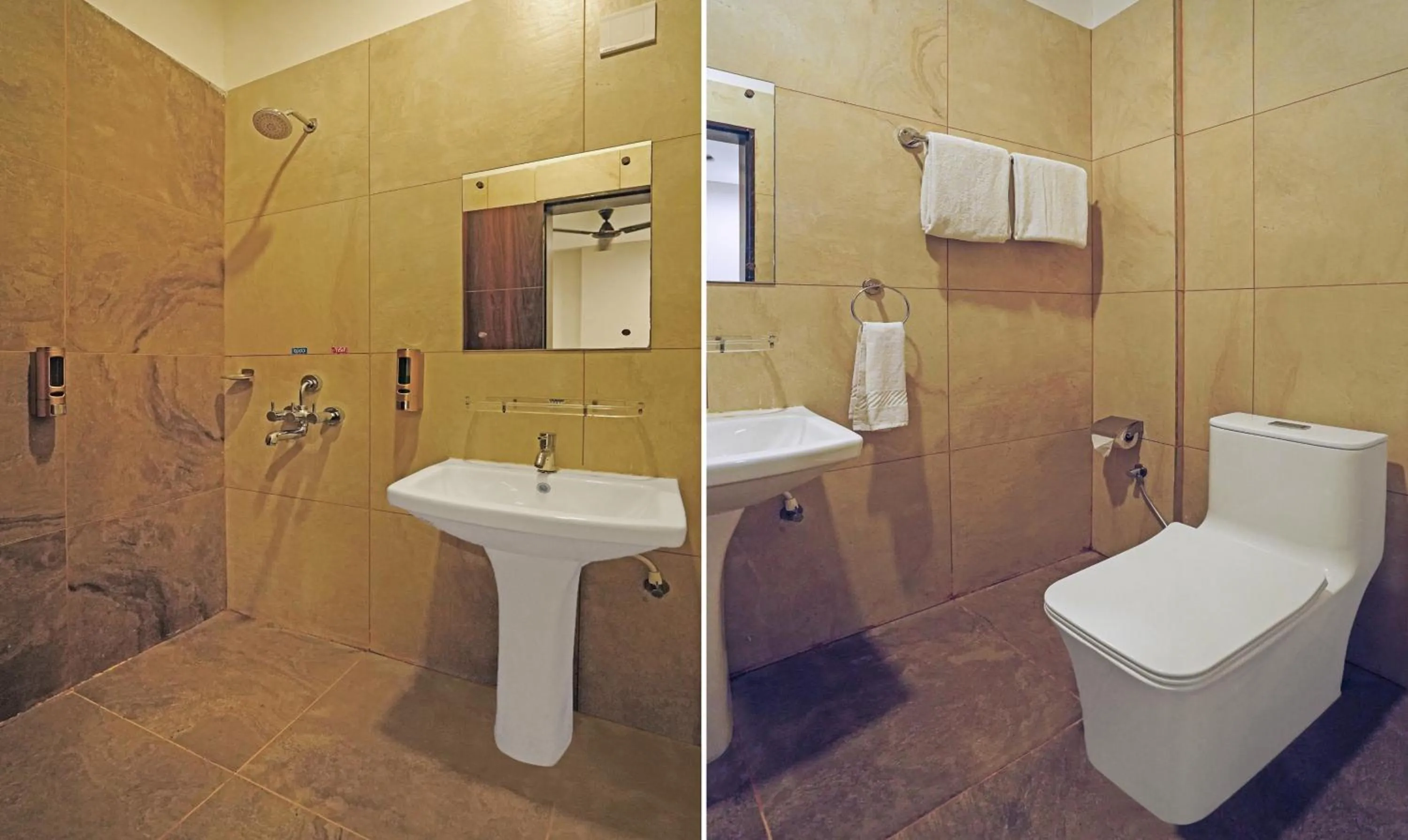 Toilet in Treebo Lazystay Grand Patia