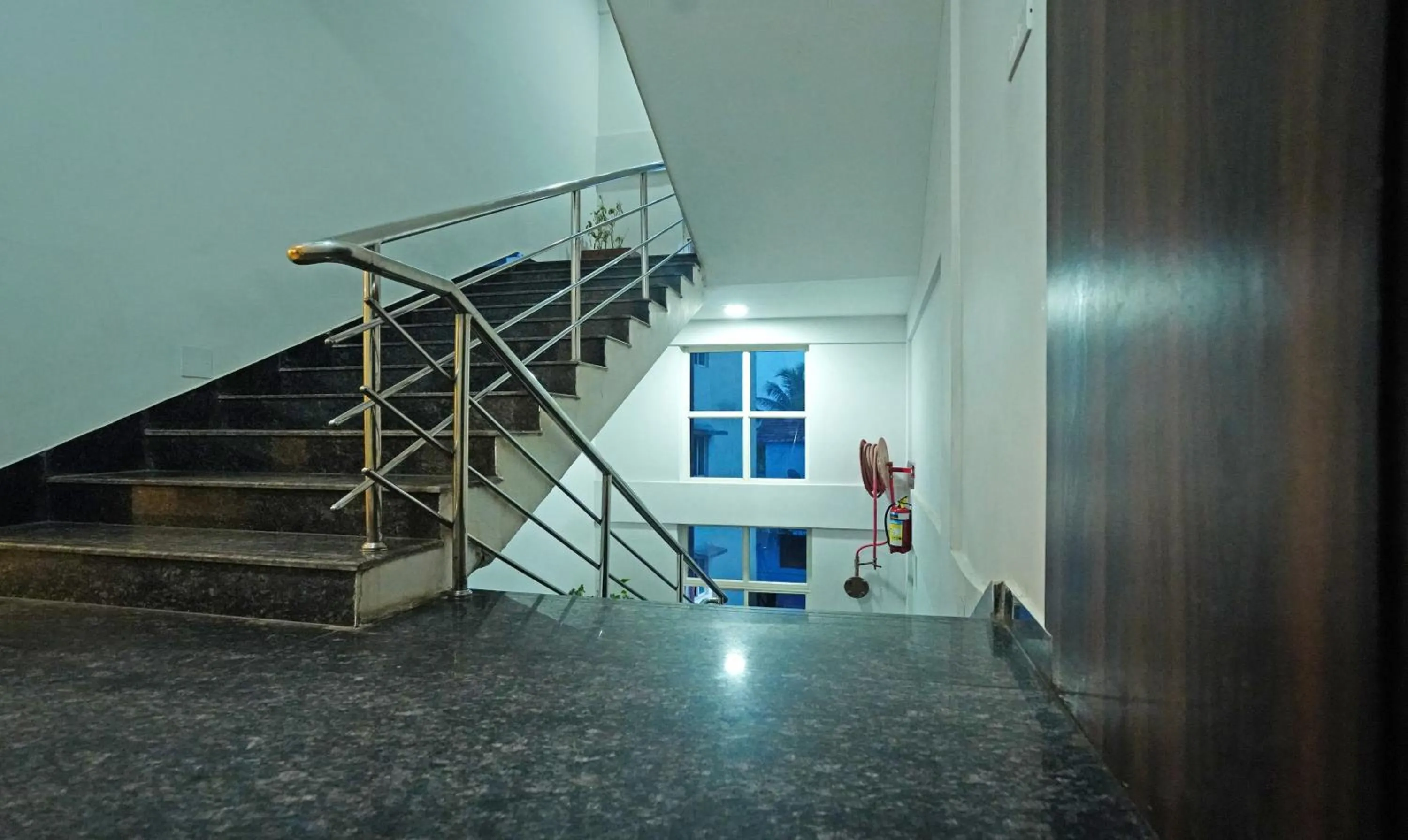 Lobby or reception in Treebo Lazystay Grand Patia