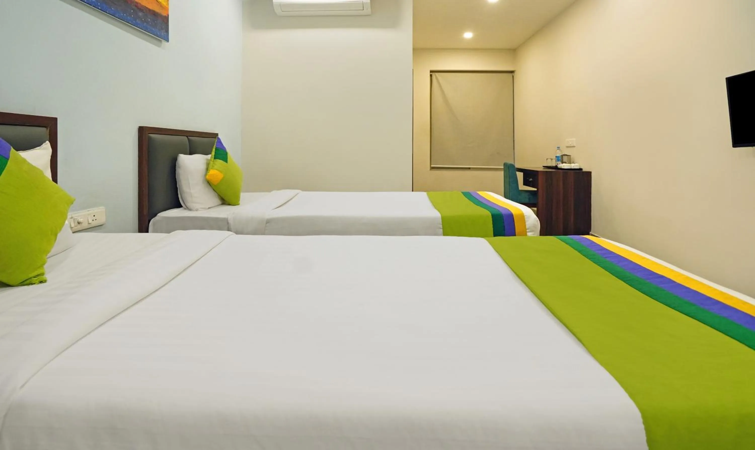 Photo of the whole room, Bed in Treebo Lazystay Grand Patia