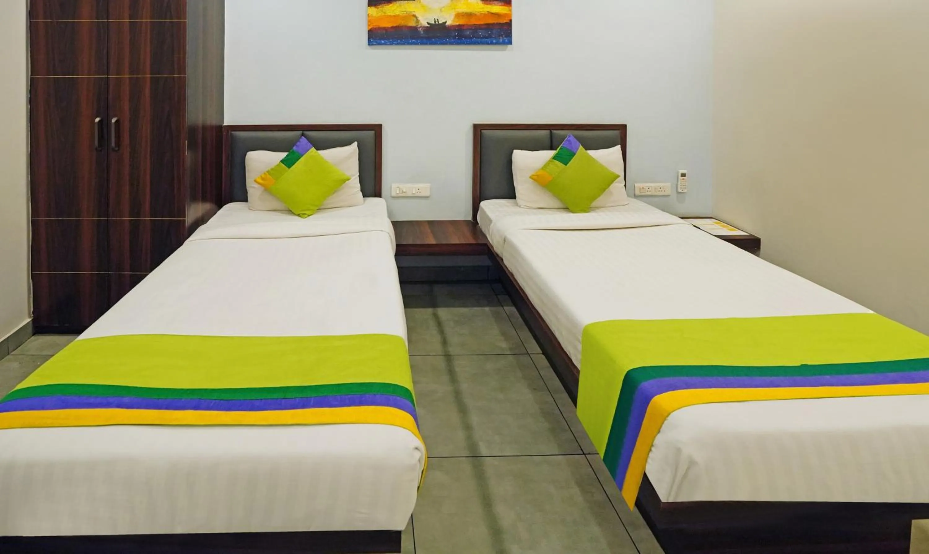 Photo of the whole room, Bed in Treebo Lazystay Grand Patia