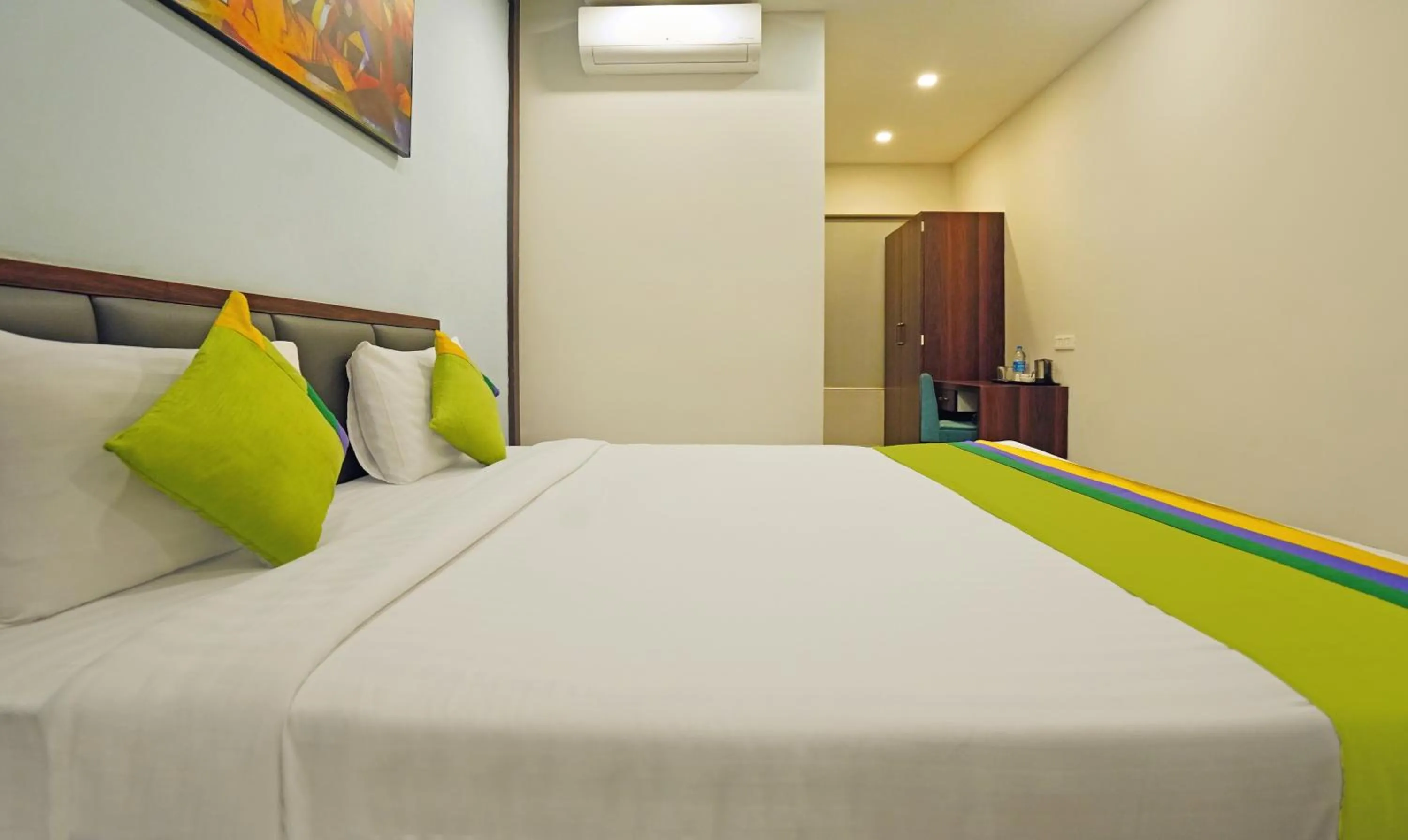 Photo of the whole room, Bed in Treebo Lazystay Grand Patia