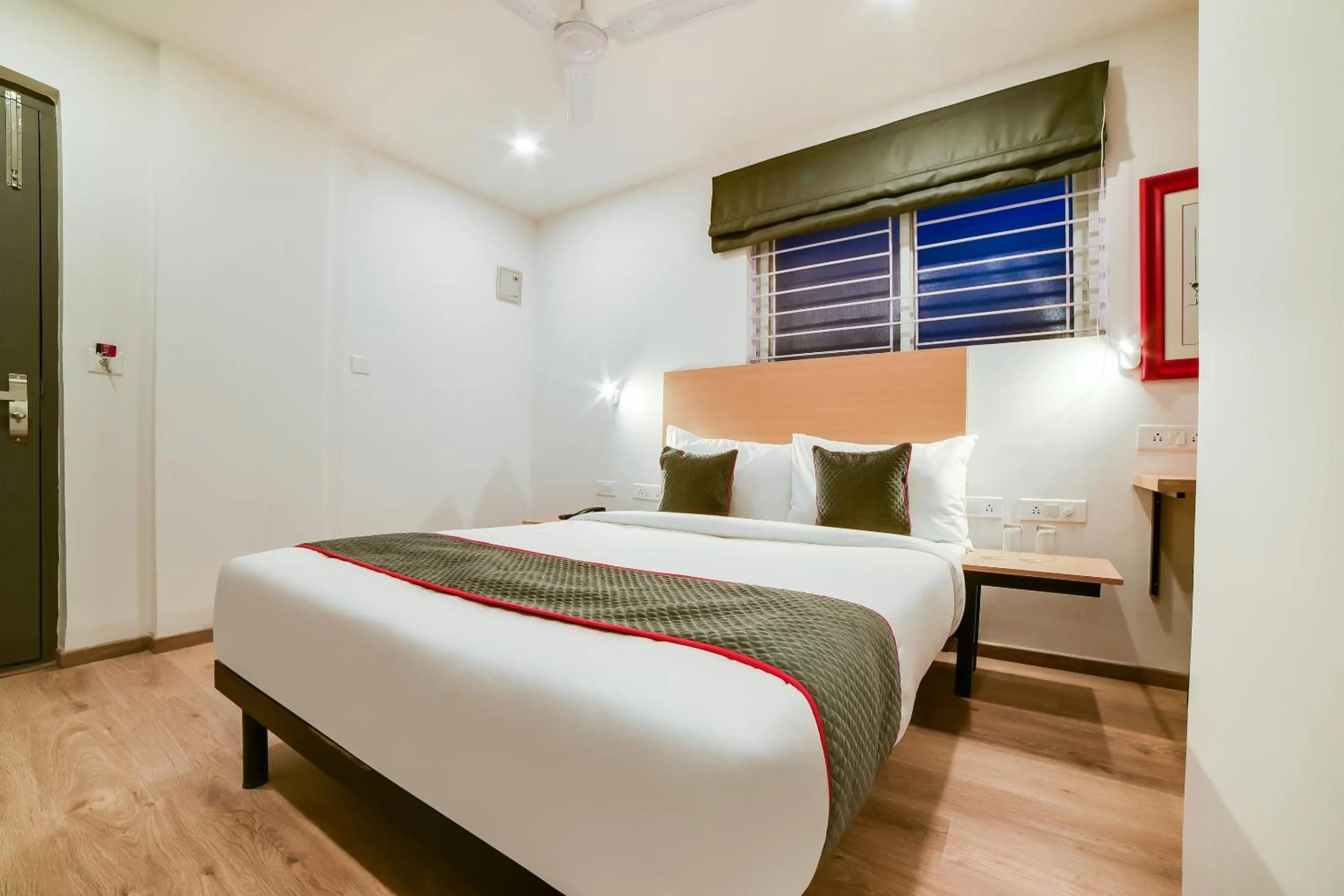 Bedroom, Bed in Townhouse Karmelaram Railway Station Sarjapur