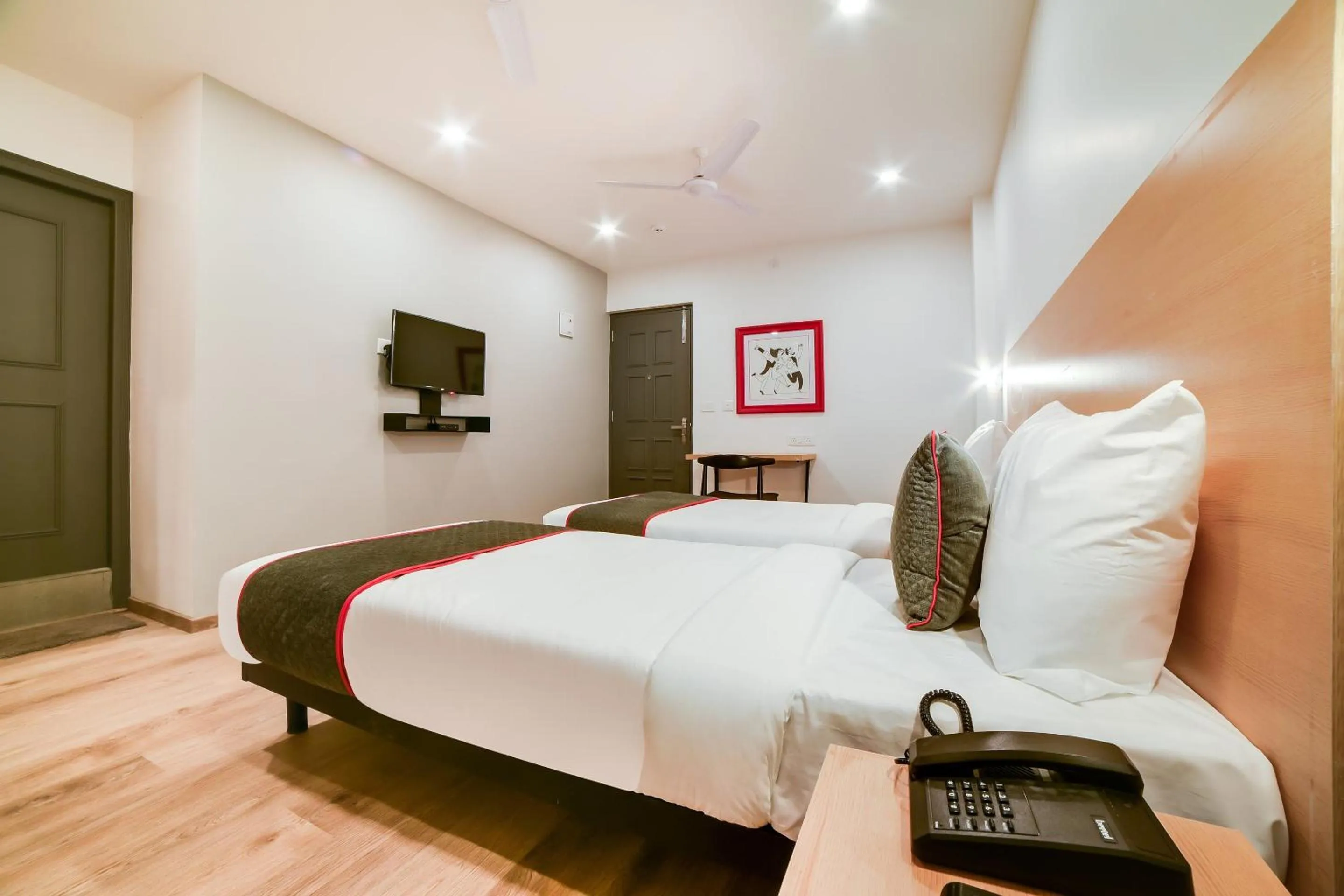 Bedroom, Bed in Townhouse Karmelaram Railway Station Sarjapur