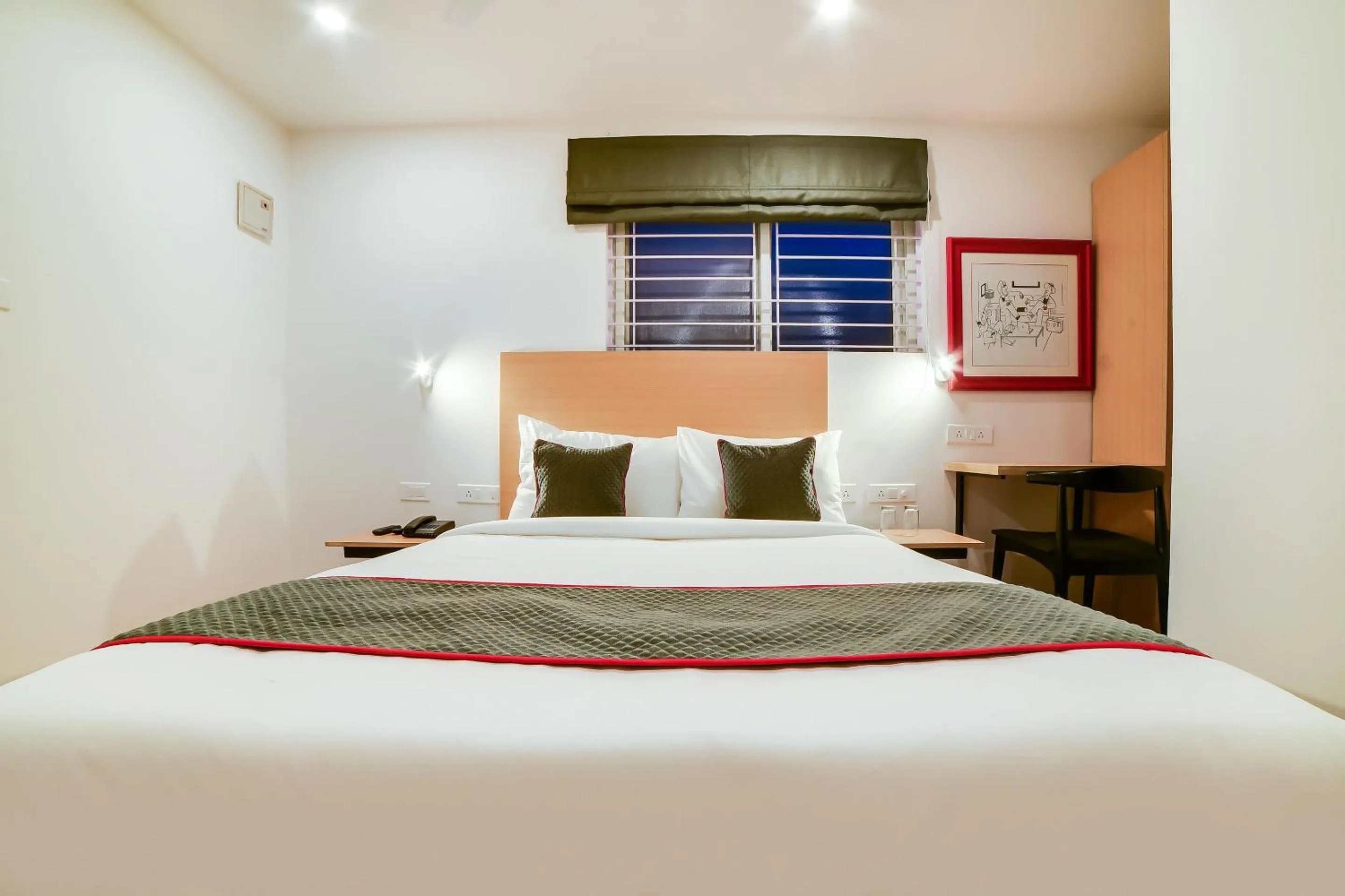 Bedroom, Bed in Townhouse Karmelaram Railway Station Sarjapur