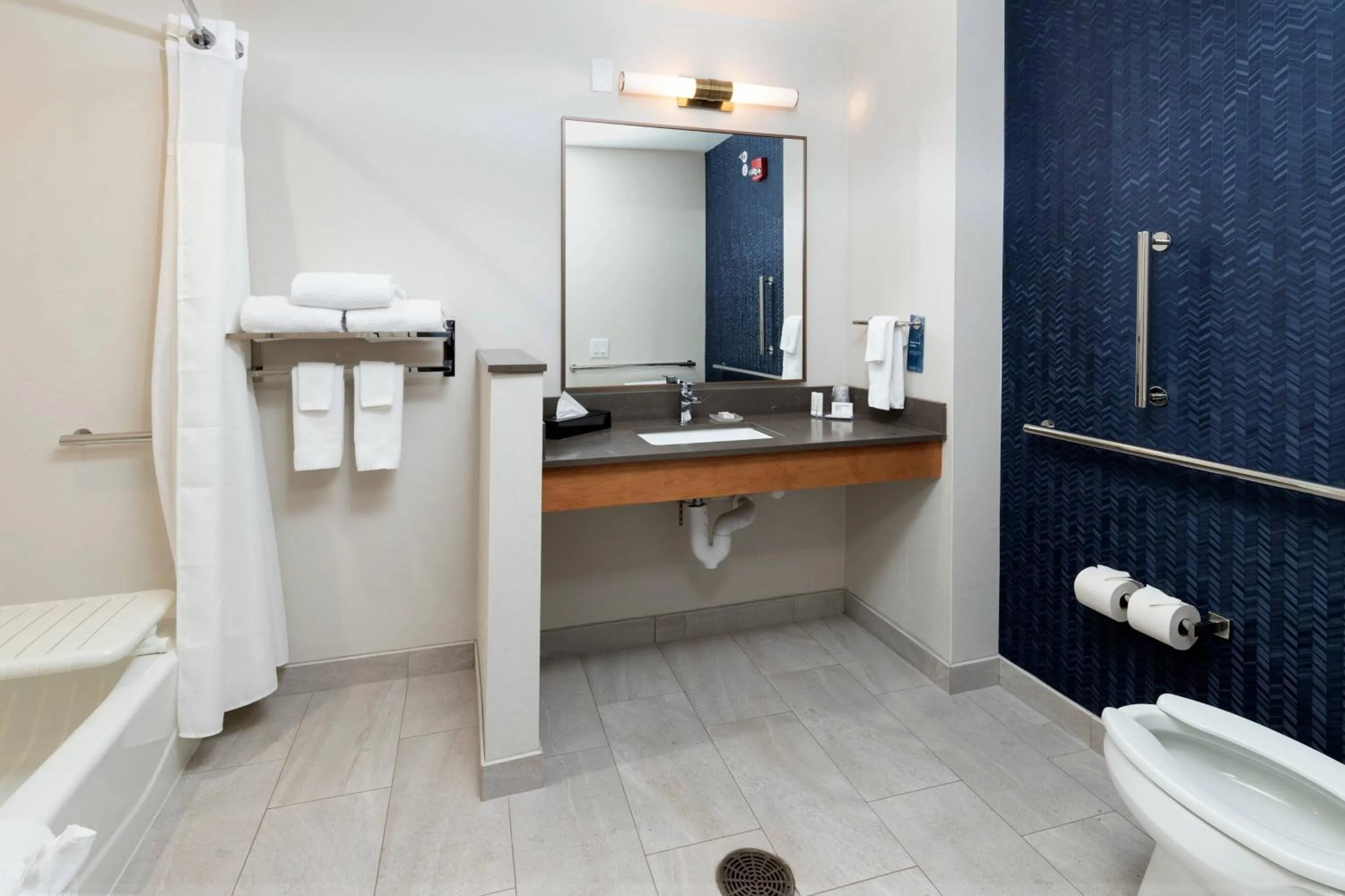 Bathroom in Fairfield Inn & Suites Morganton Historic Downtown