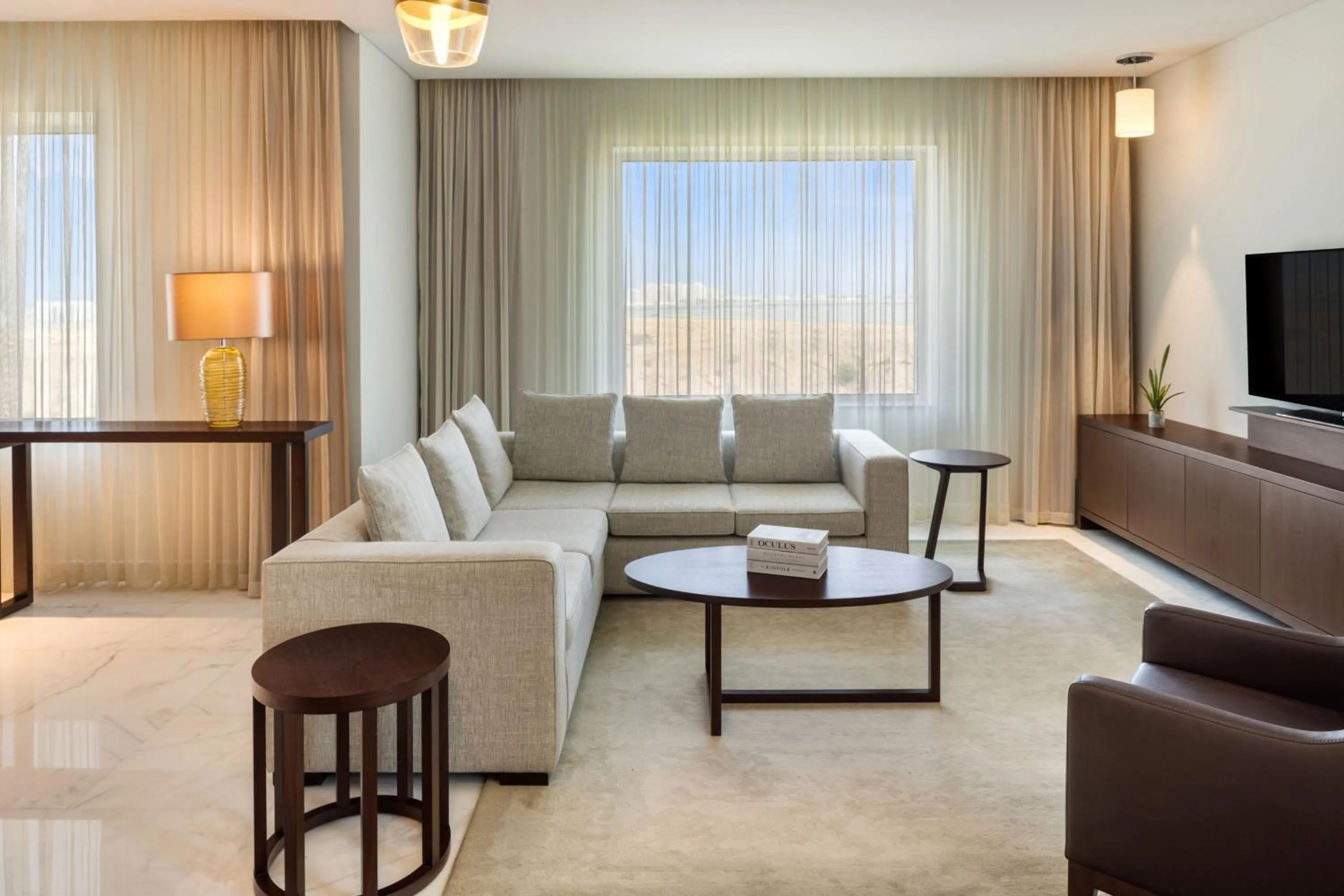 Living room in JW Marriott Hotel Muscat