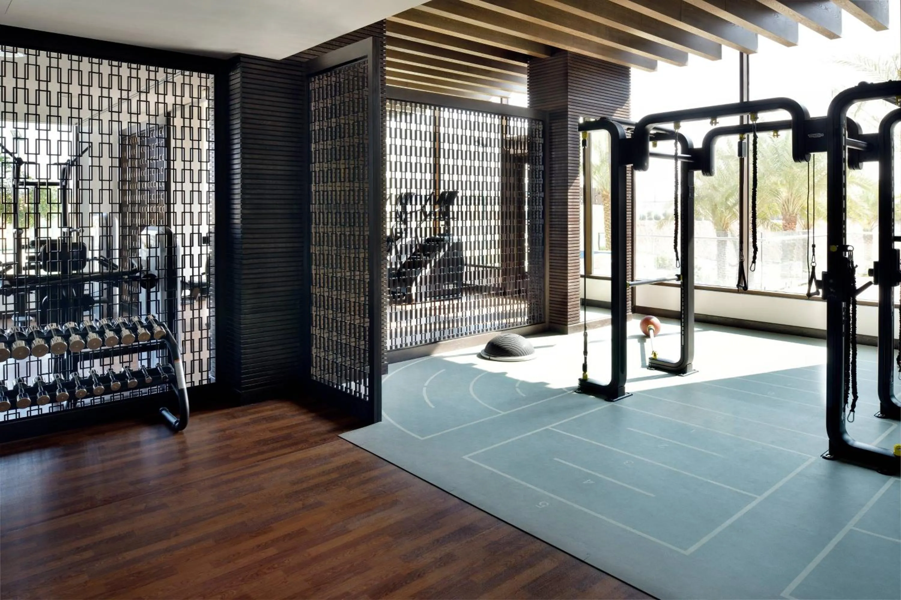 Fitness centre/facilities in JW Marriott Hotel Muscat