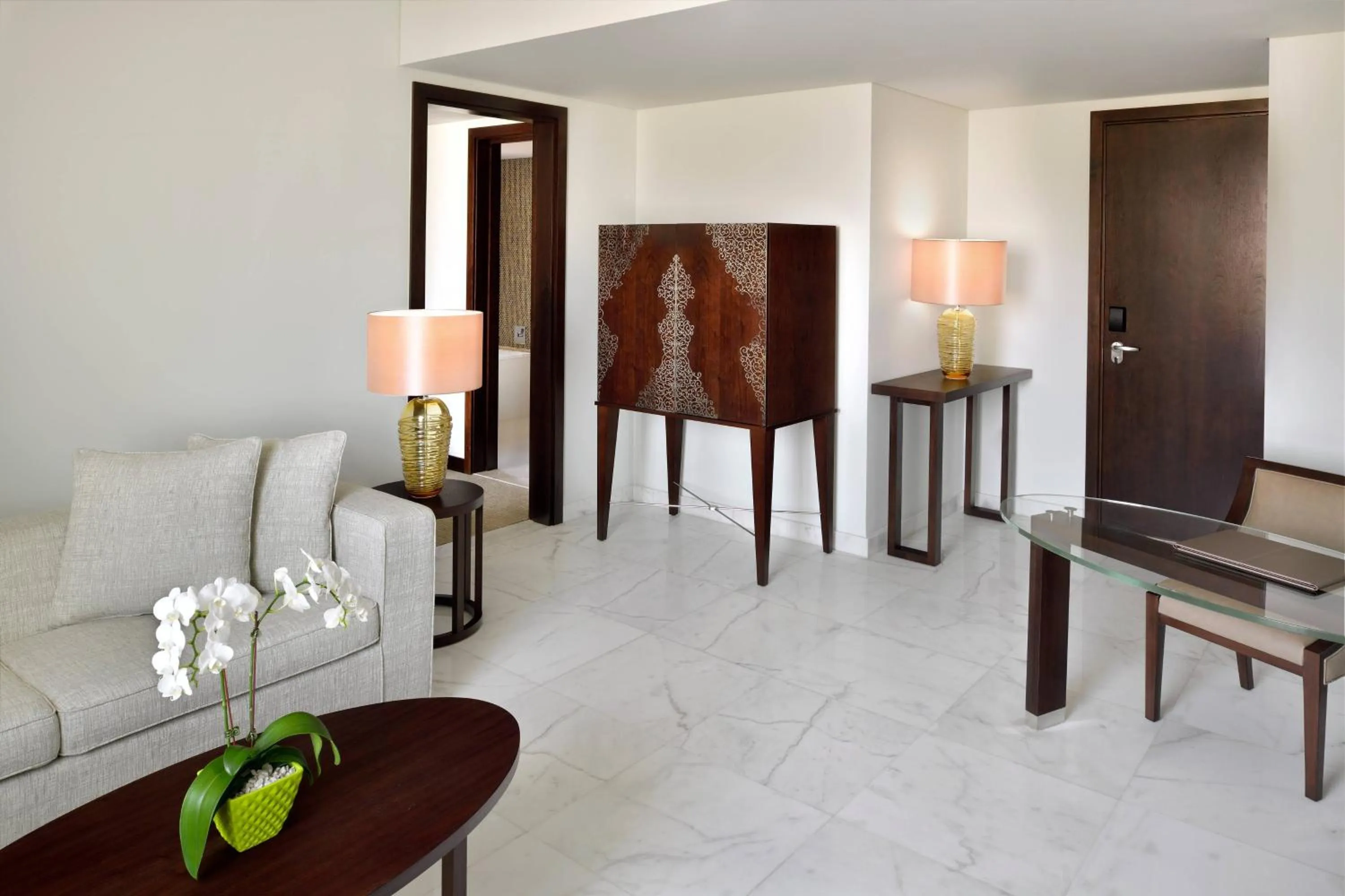 Living room in JW Marriott Hotel Muscat