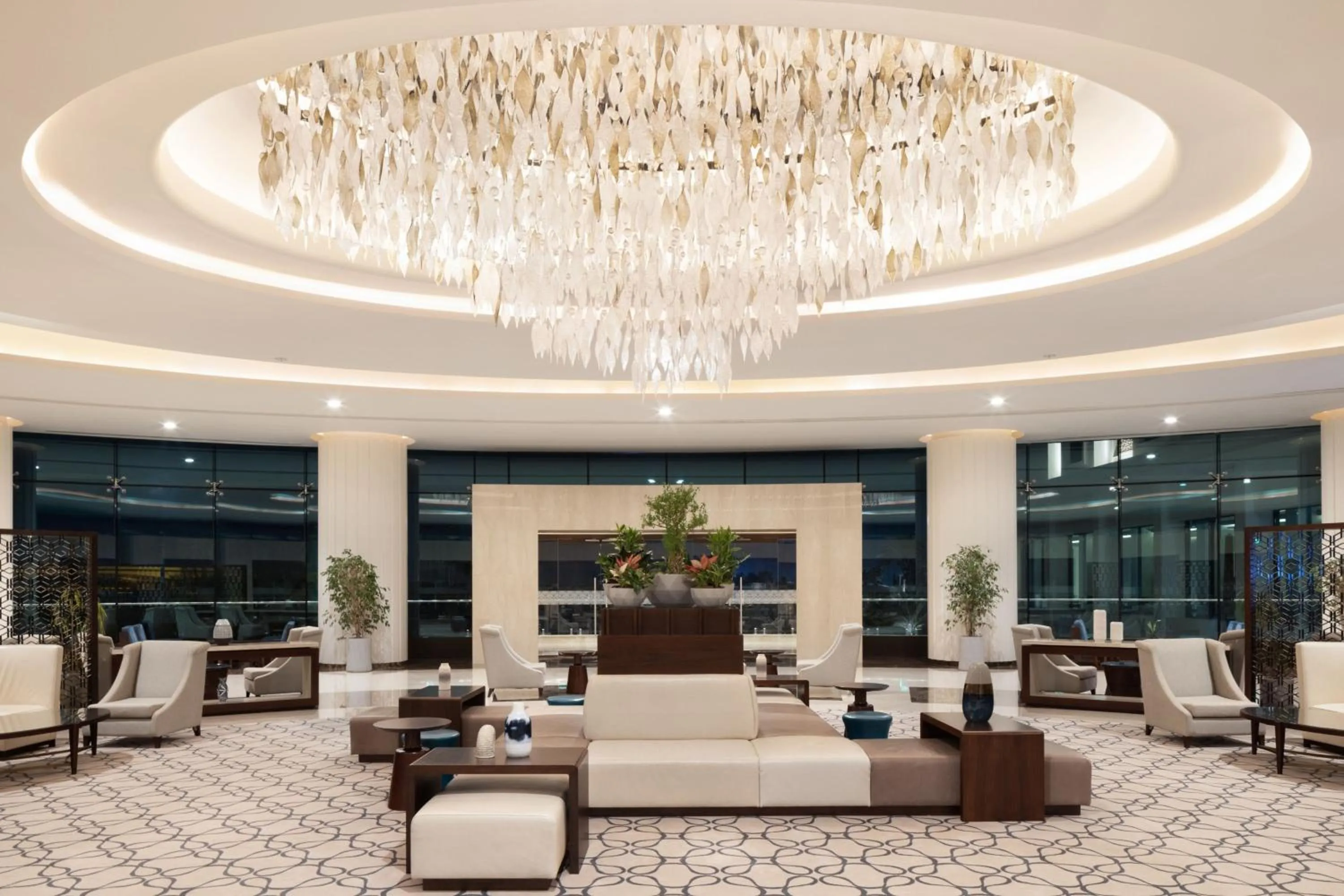 Lobby or reception in JW Marriott Hotel Muscat