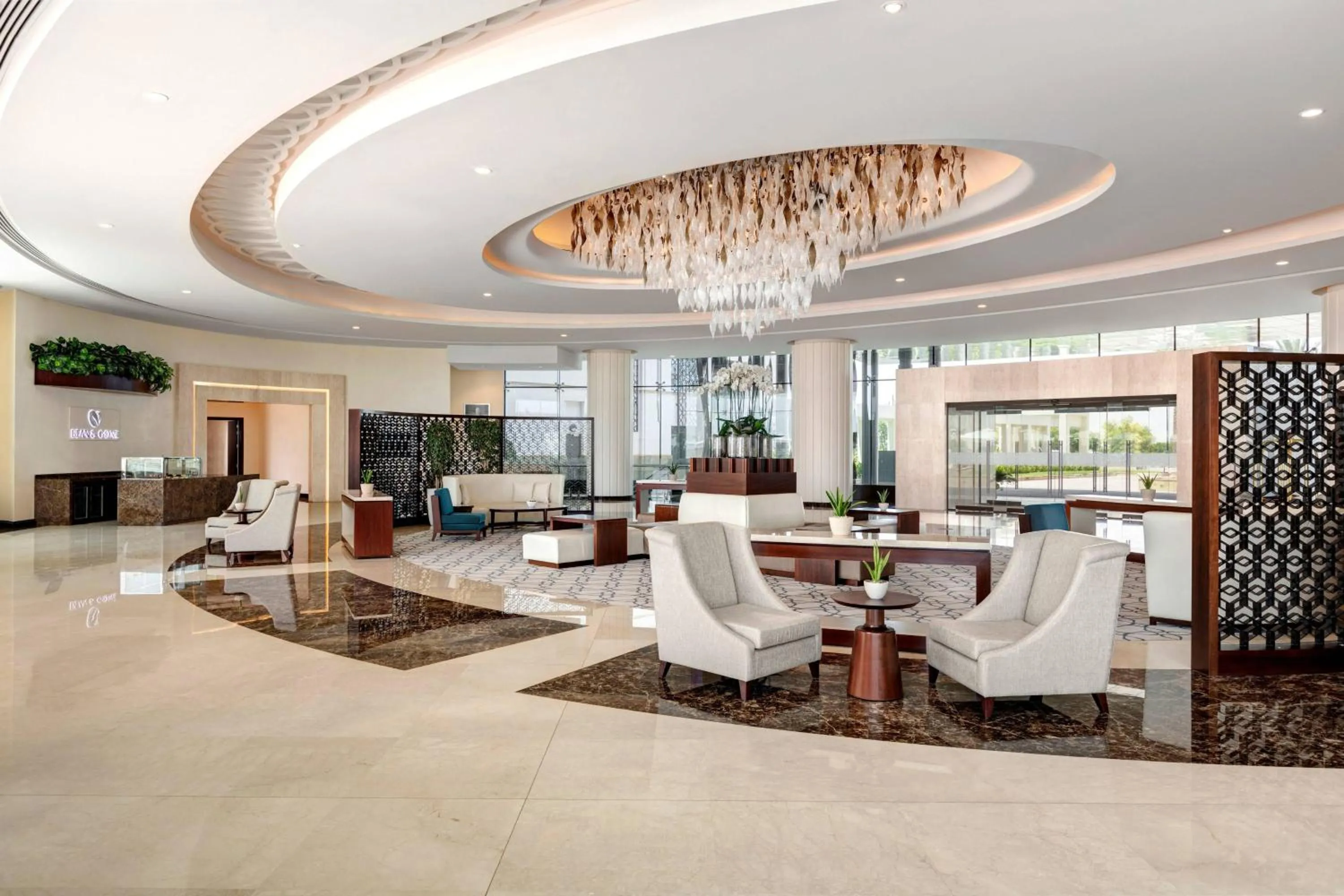 Lobby or reception in JW Marriott Hotel Muscat