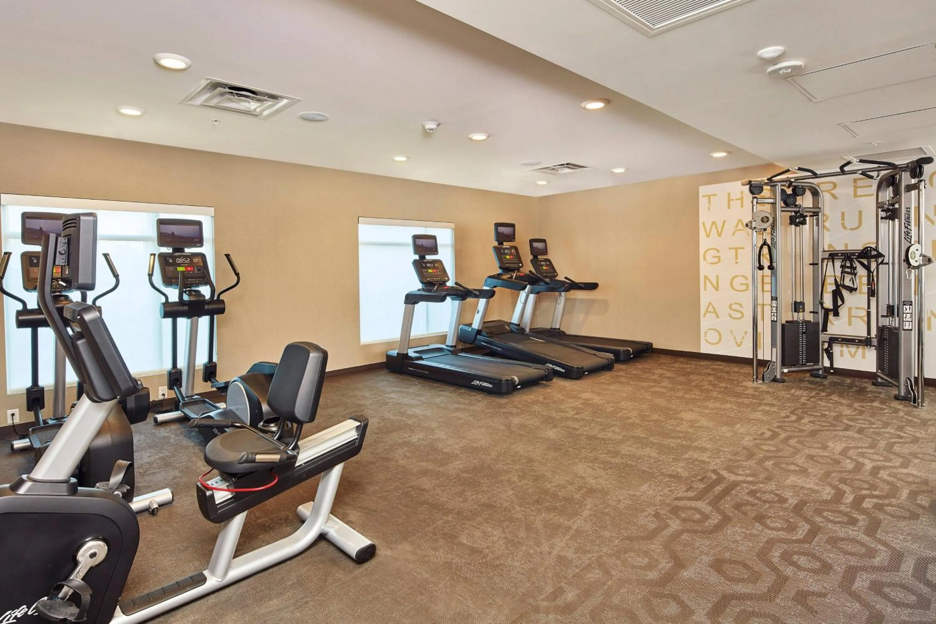 Fitness centre/facilities in Residence Inn Sacramento Davis