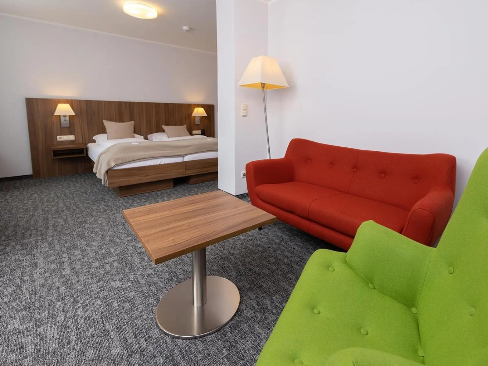 Photo of the whole room, Bed in Seehotel im Weyer