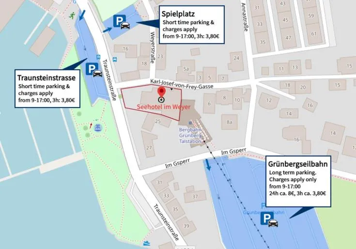 Parking in Seehotel im Weyer