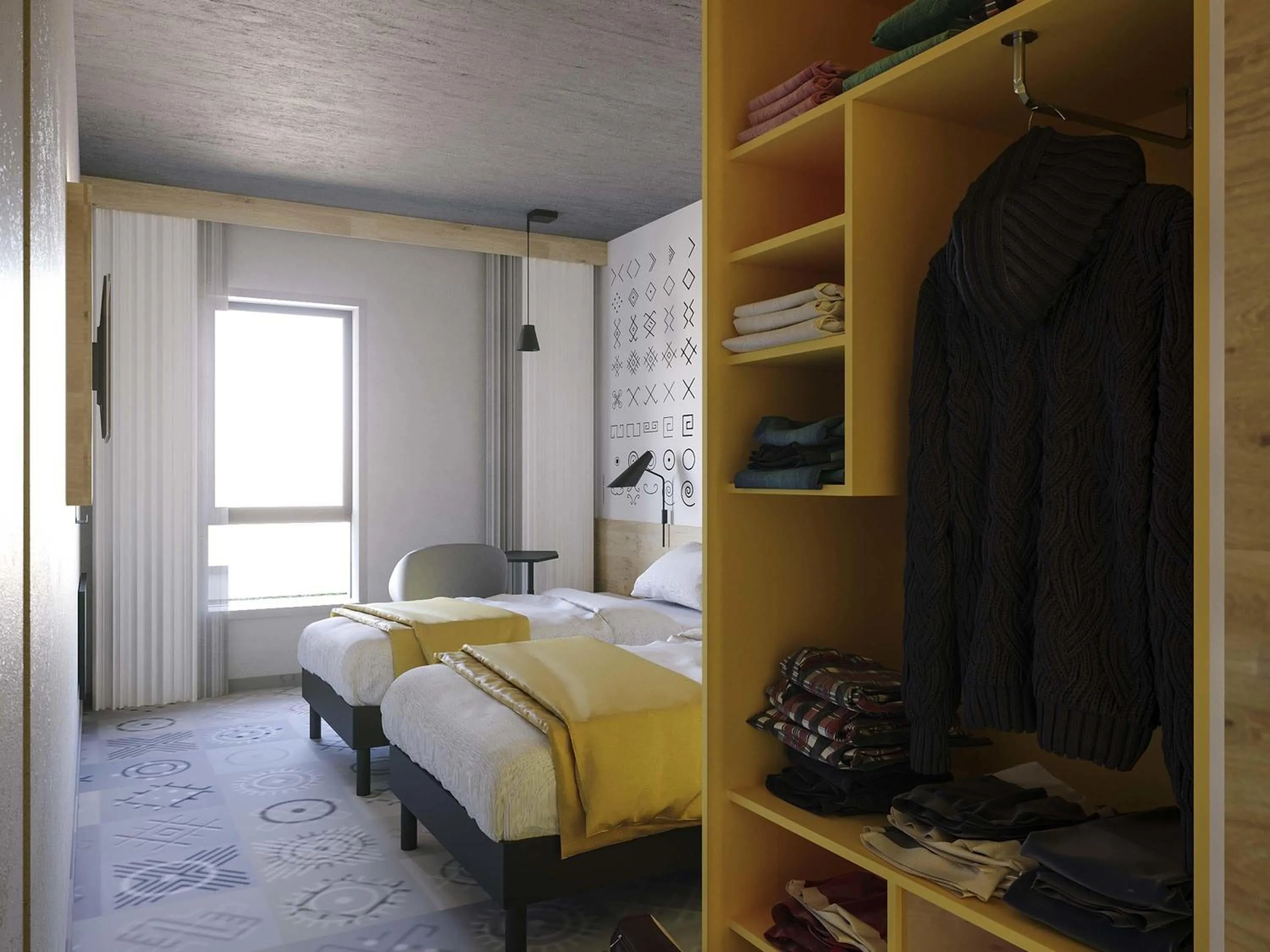 Property building, Bed in ibis Styles Bucharest City Center