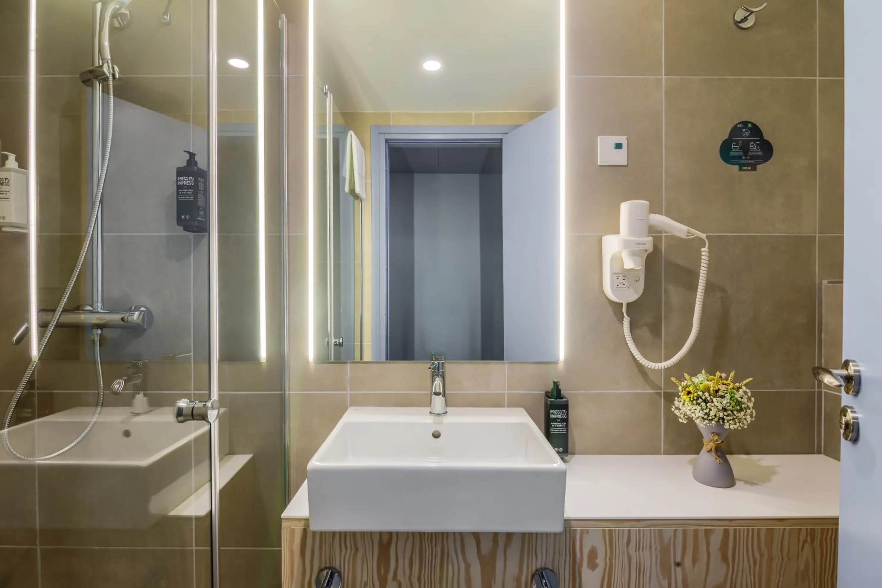 Bathroom in ibis Styles Bucharest City Center