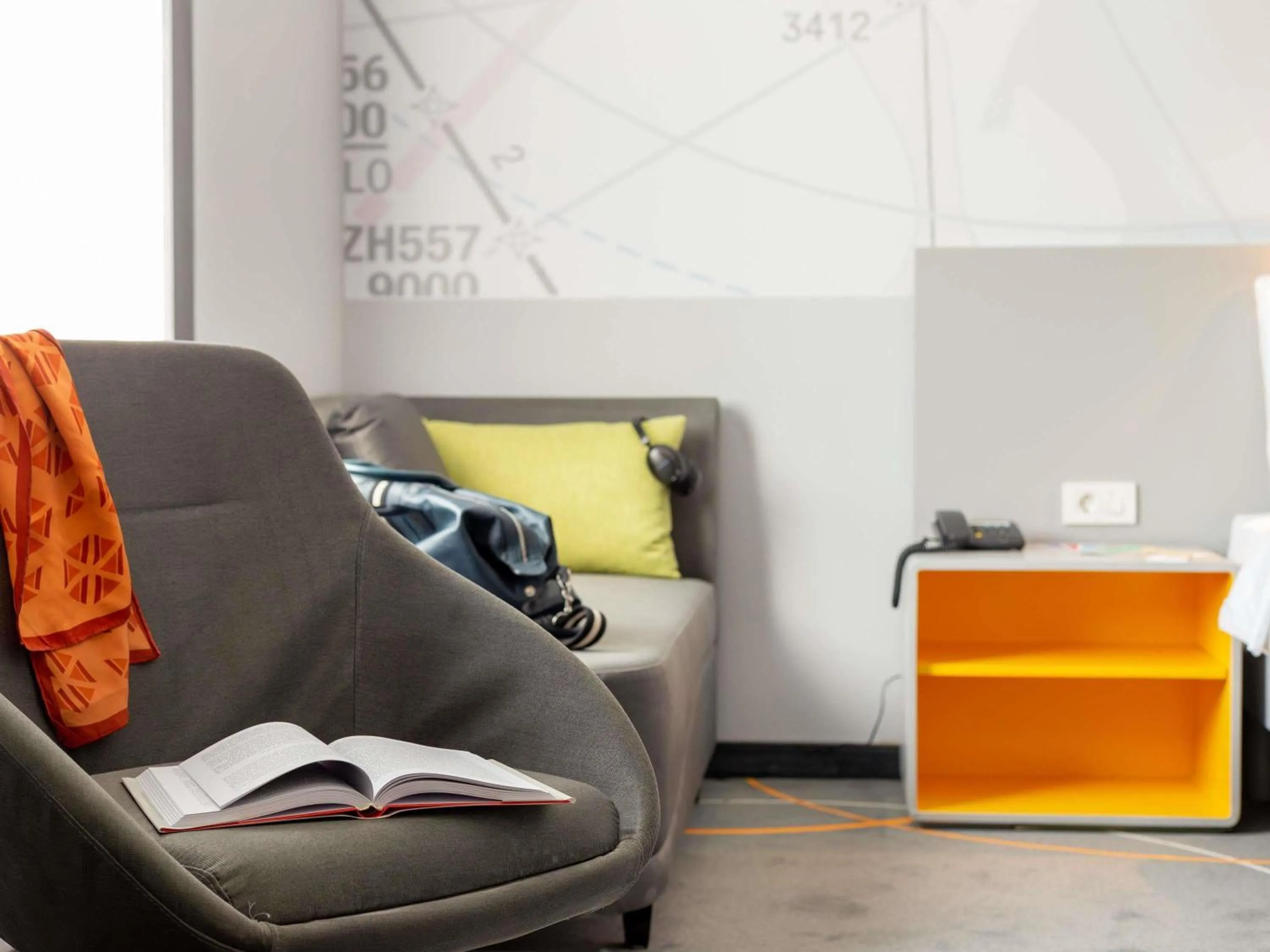 Bedroom in Ibis Styles Bucharest Airport