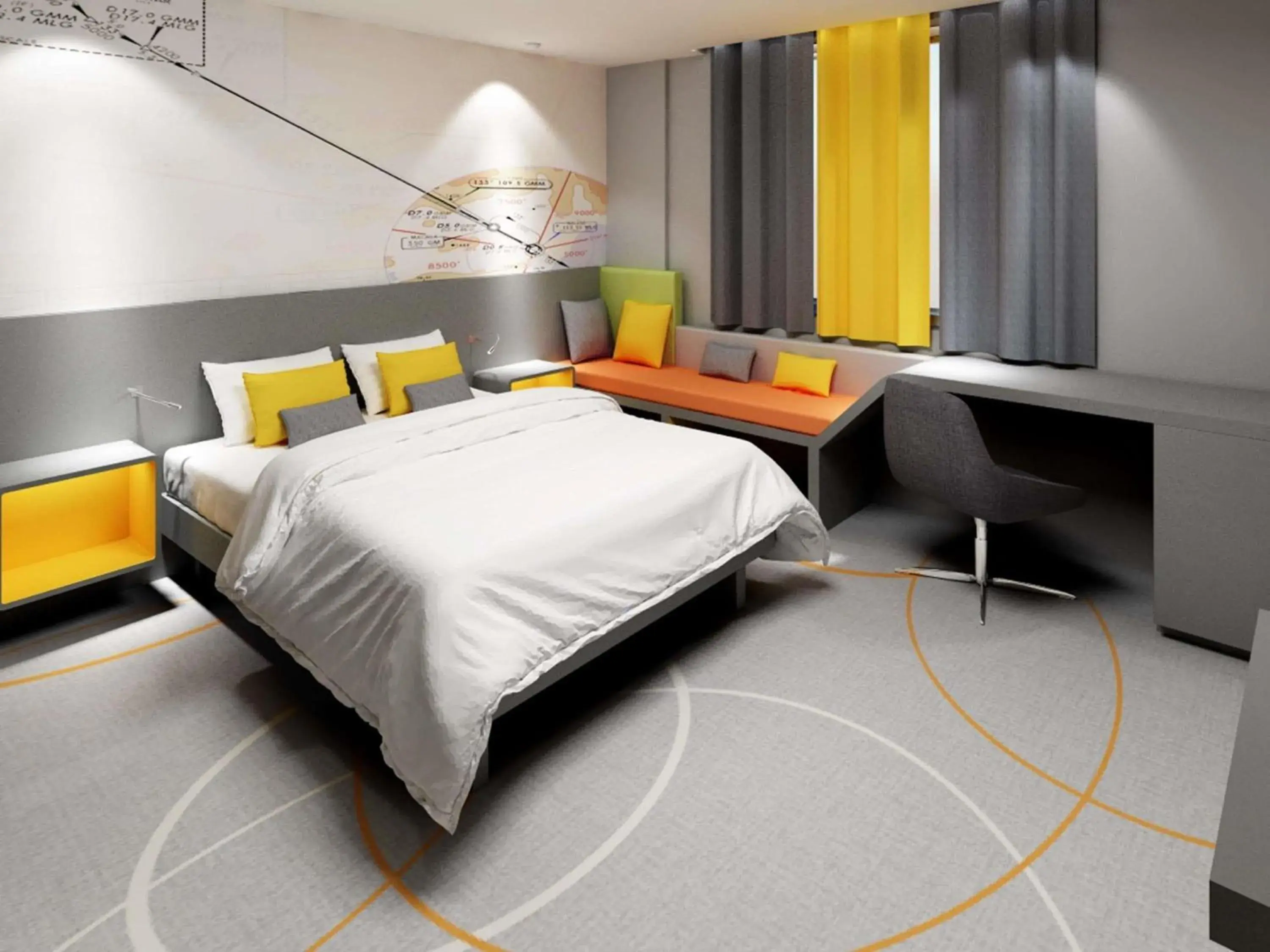 Standard Double Room in Ibis Styles Bucharest Airport Standard Double Room in Ibis Styles Bucharest Airport