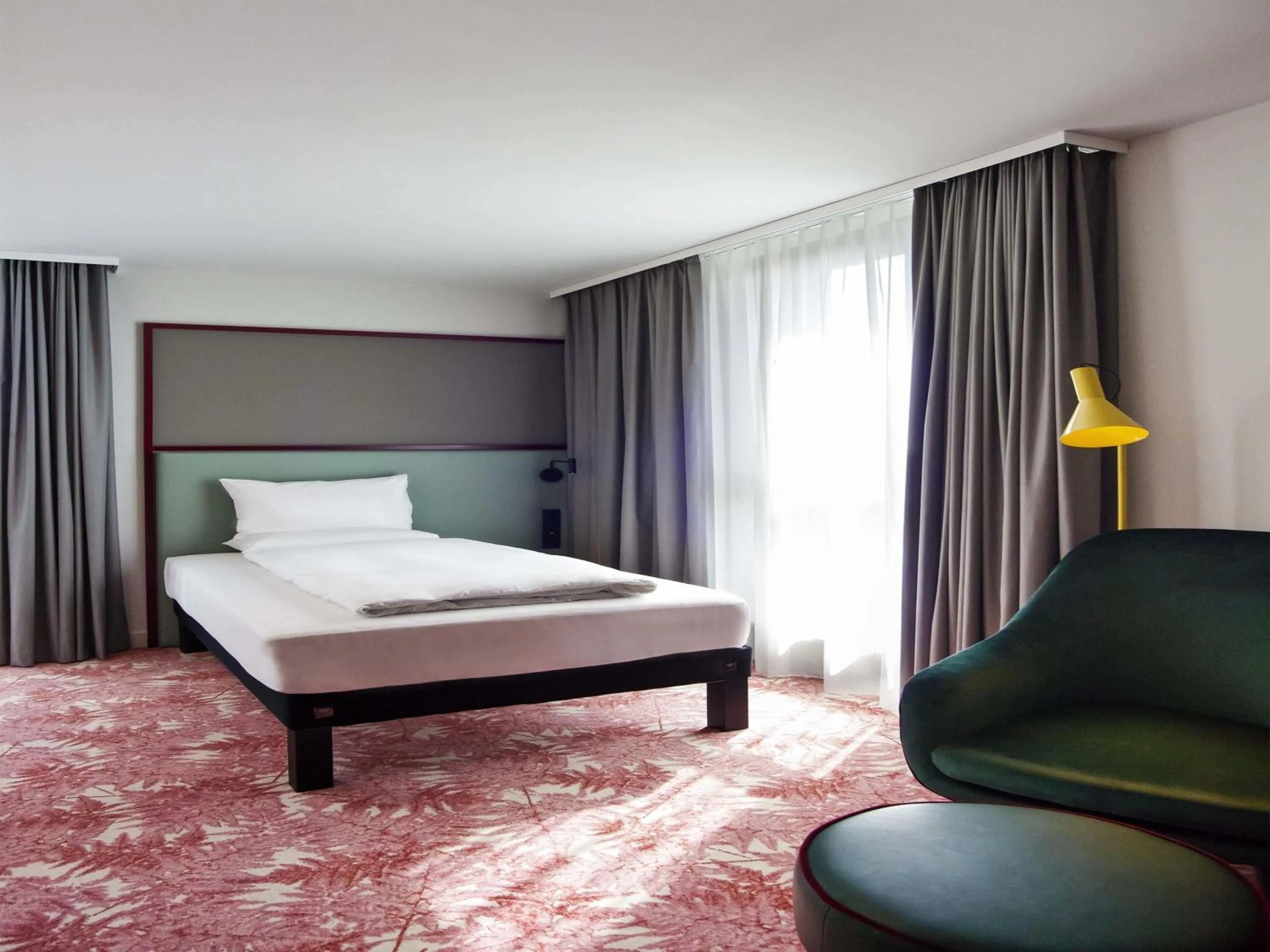 Bedroom, Bed in ibis Styles Klagenfurt am Woerthersee