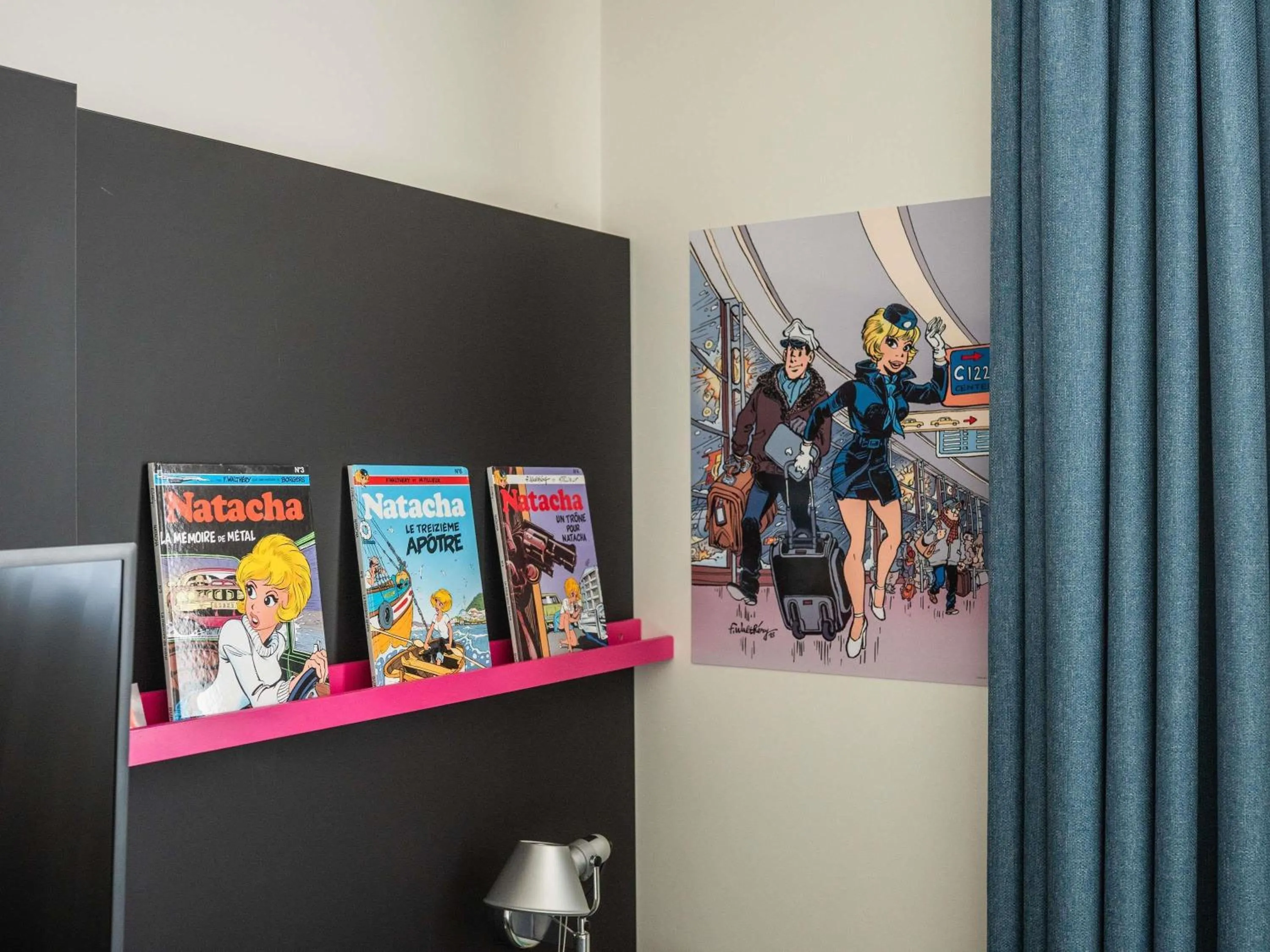 Bedroom in ibis Styles Liege Guillemins