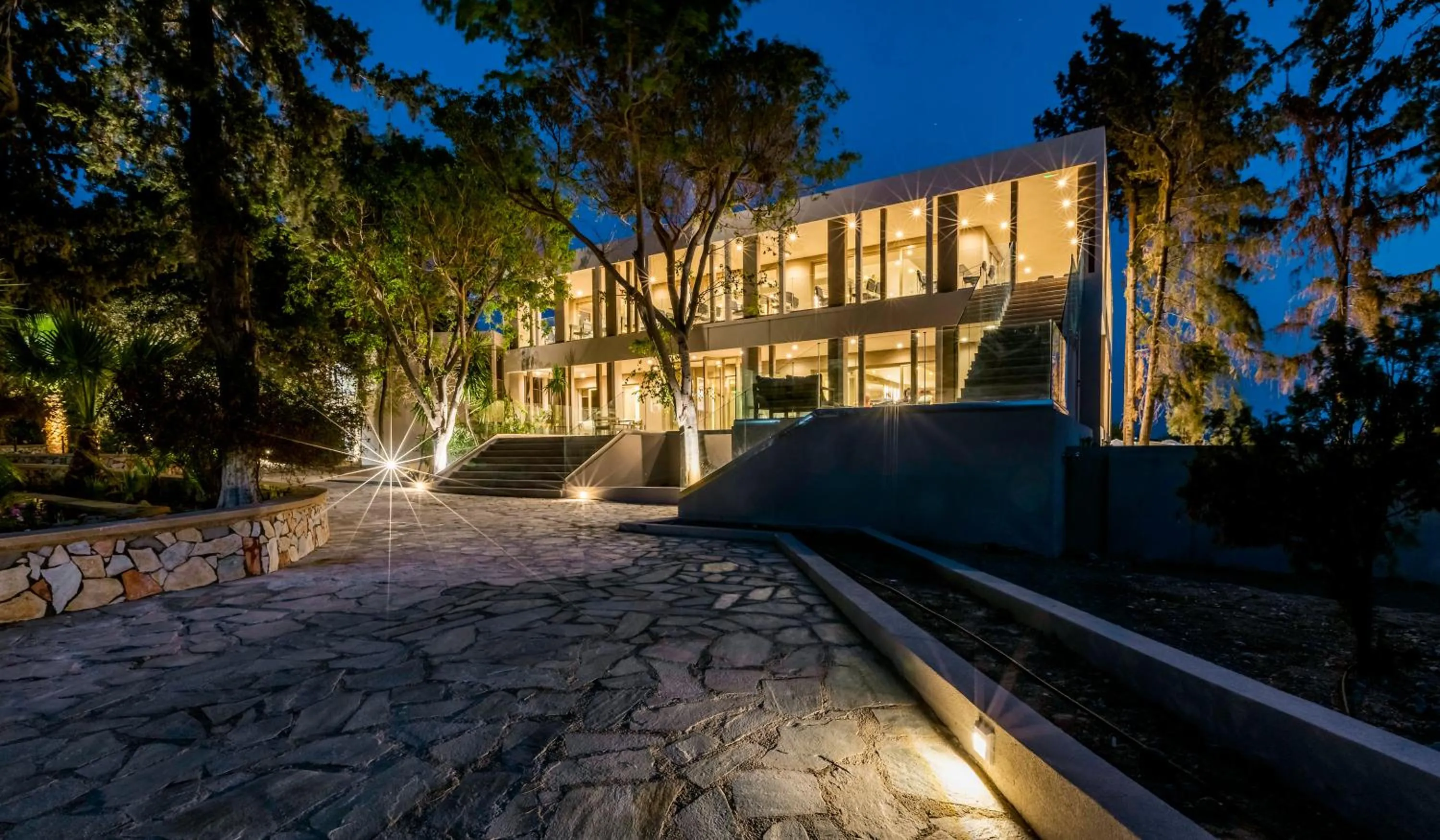 Facade/entrance in White Olive Premium Lindos