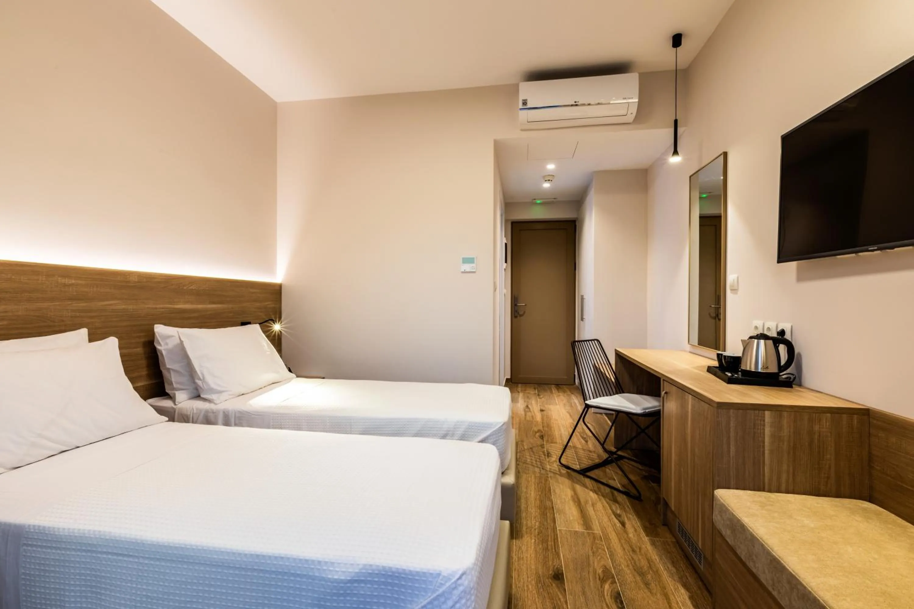 Bed in White Olive Premium Lindos