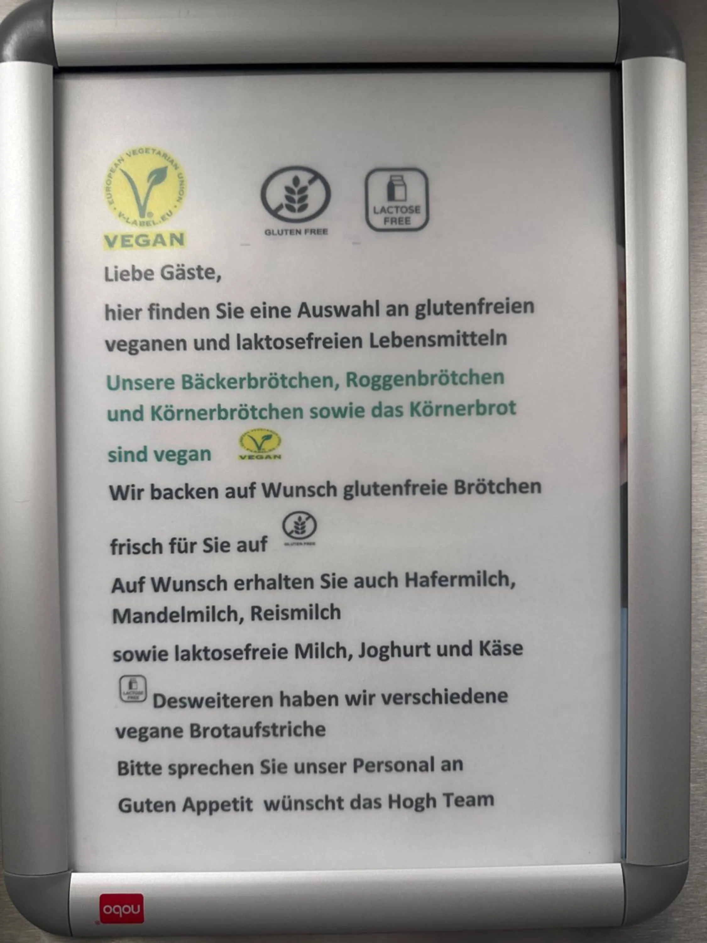 Restaurant/places to eat in hogh Hotel Heilbronn