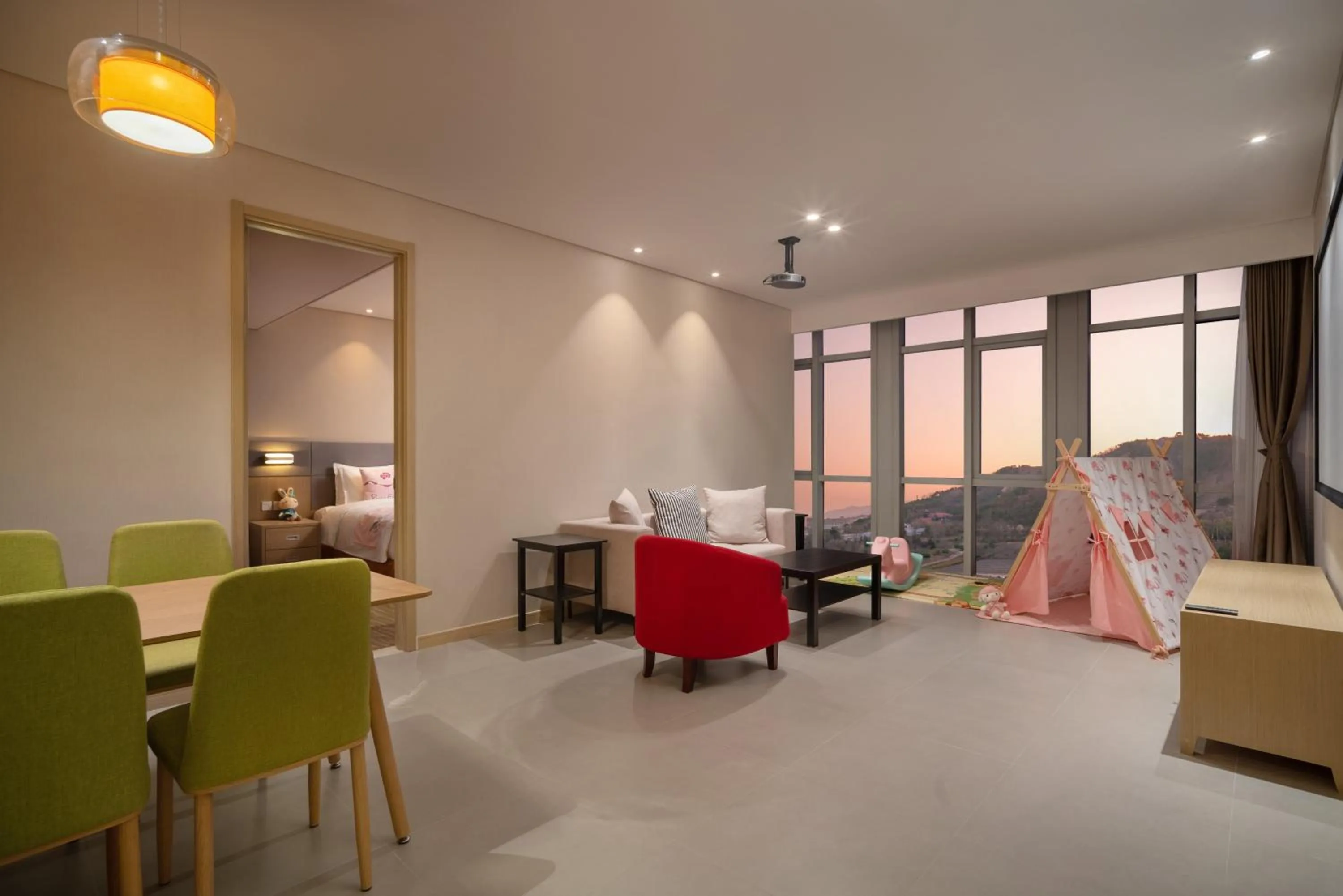 Photo of the whole room, Bed in Holiday Inn Express Qingdao Innovation Park by IHG