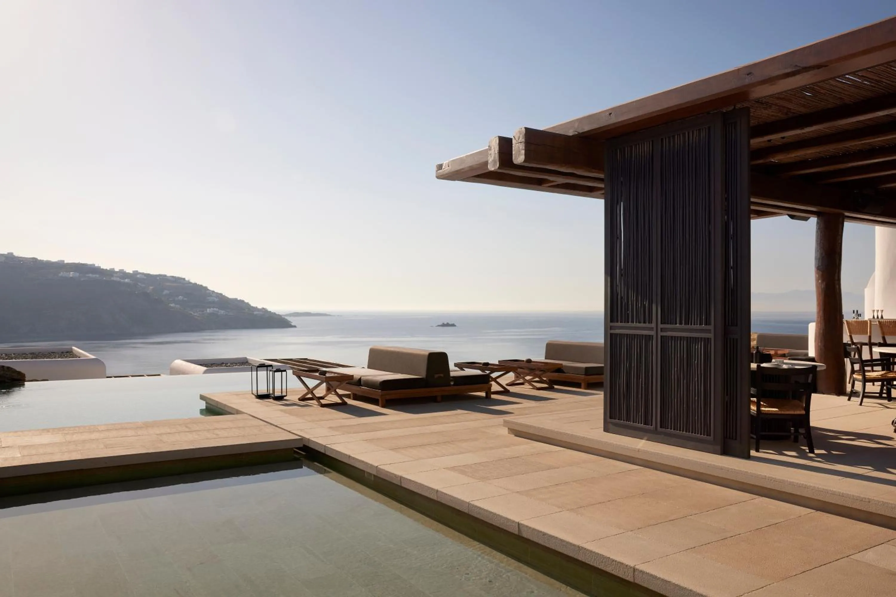 Pool view in Kalesma Mykonos