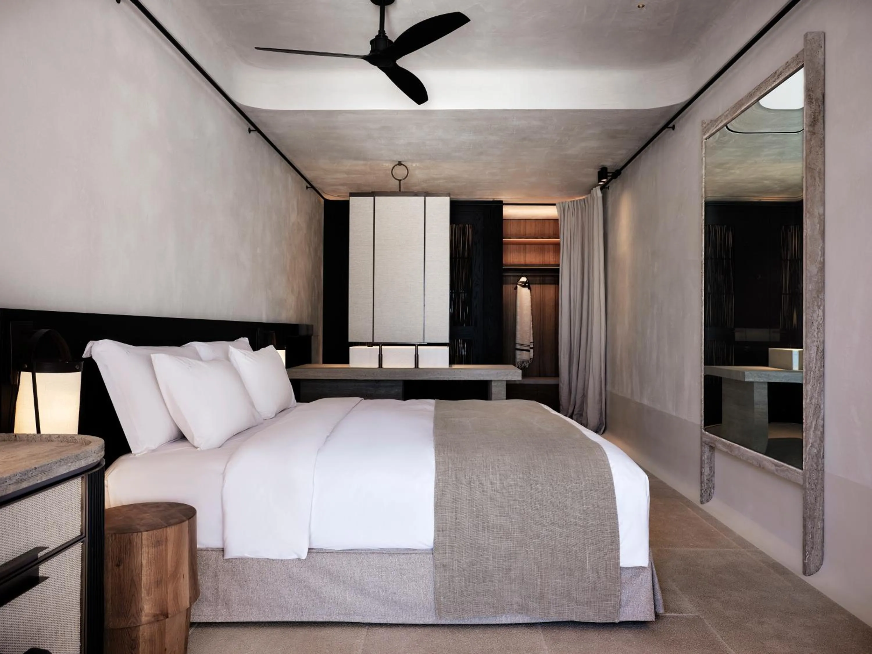 Bedroom, Bed in Kalesma Mykonos