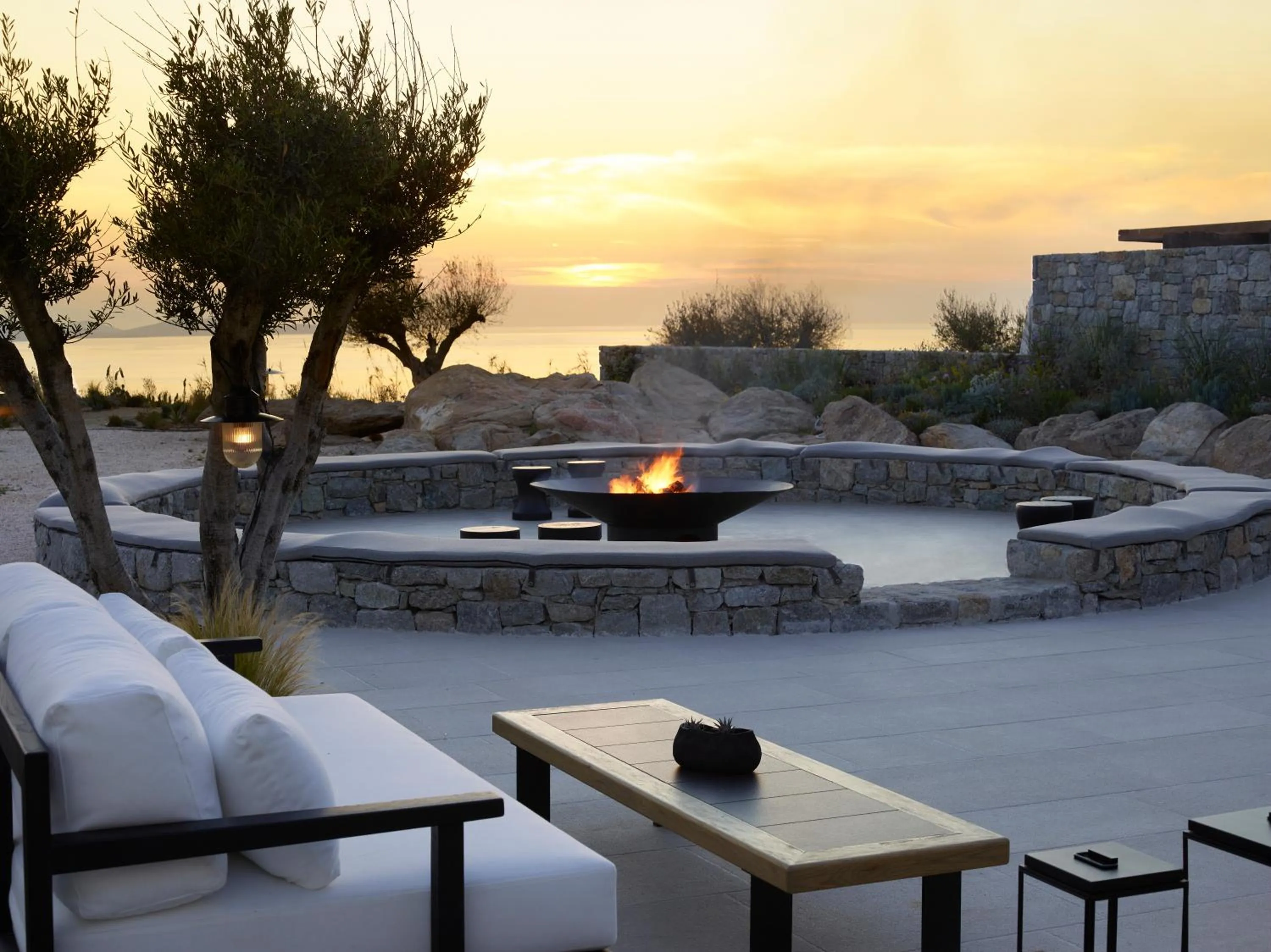 Natural landscape in Kalesma Mykonos