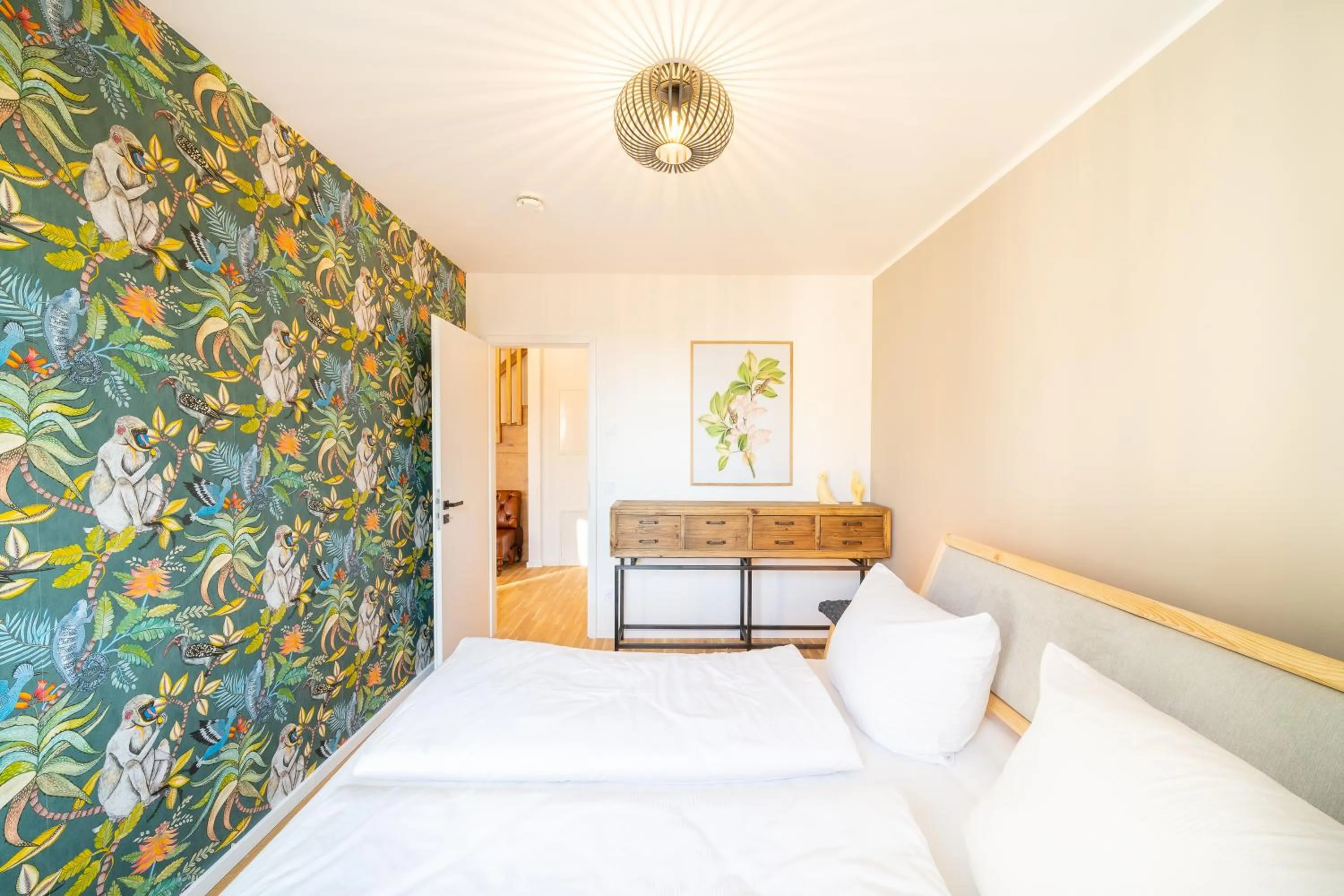 Bedroom, Bed in Design Apartments - "Am Weinberg"