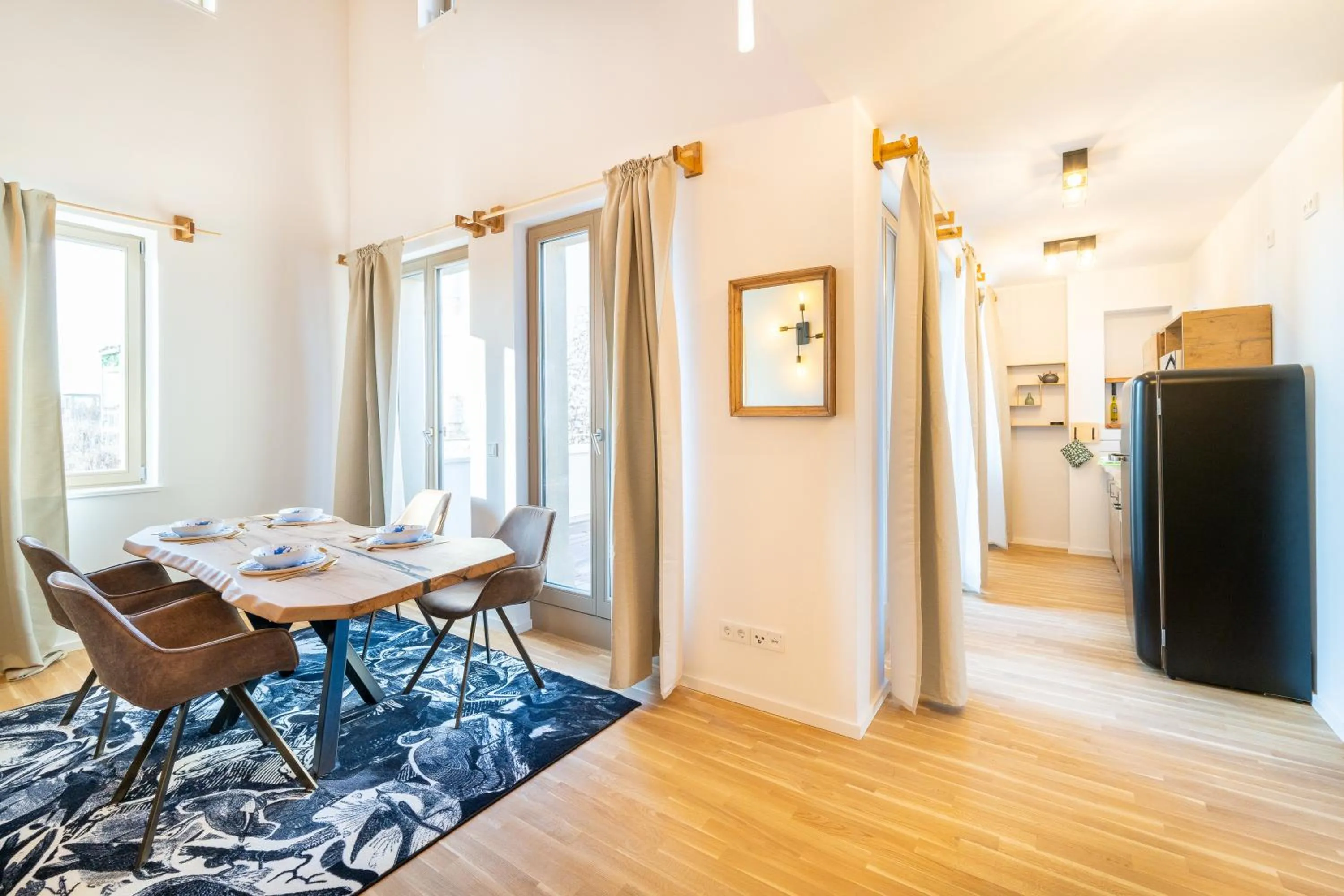 Dining area in Design Apartments - "Am Weinberg"