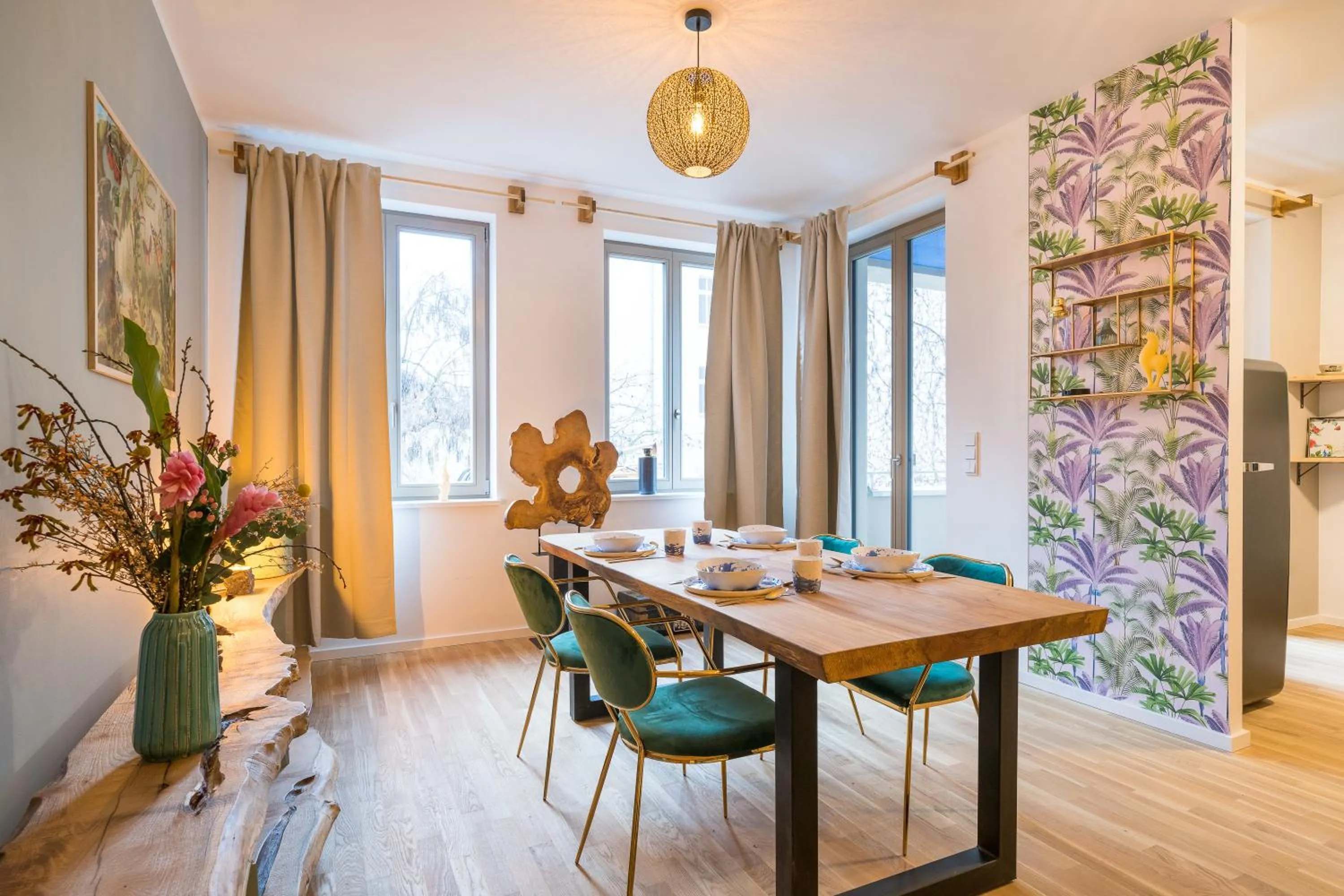 Dining area in Design Apartments - "Am Weinberg"