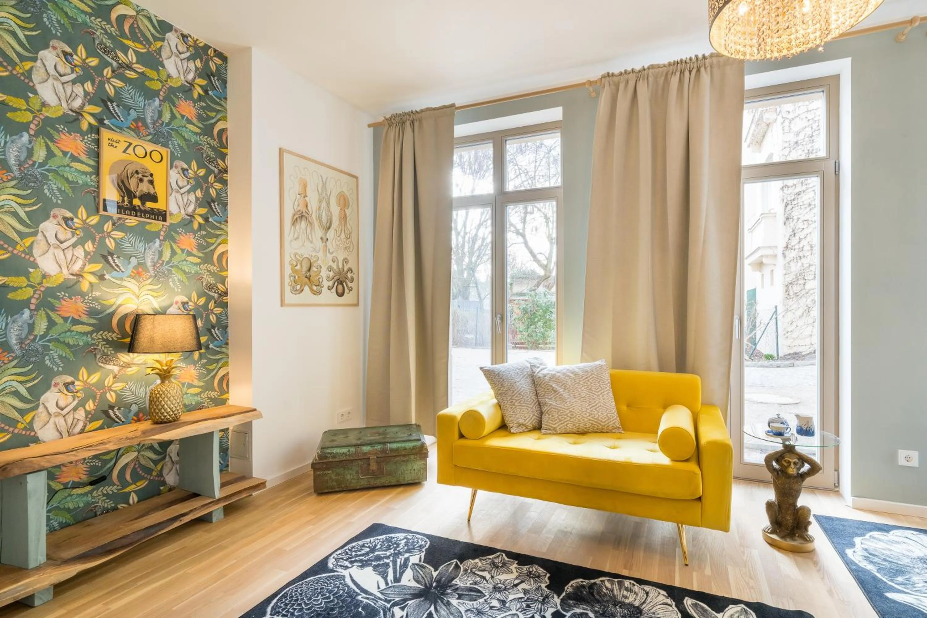 Seating area in Design Apartments - "Am Weinberg"