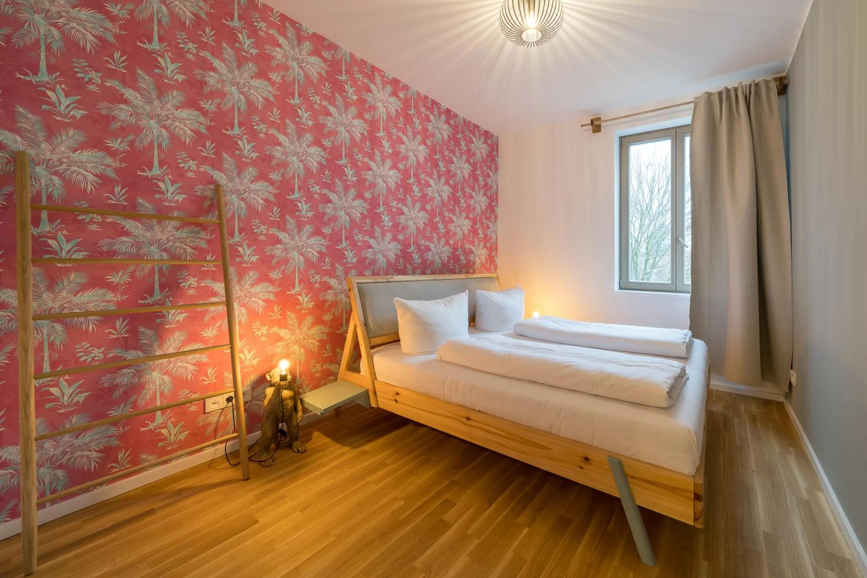 Bedroom, Bed in Design Apartments - "Am Weinberg"