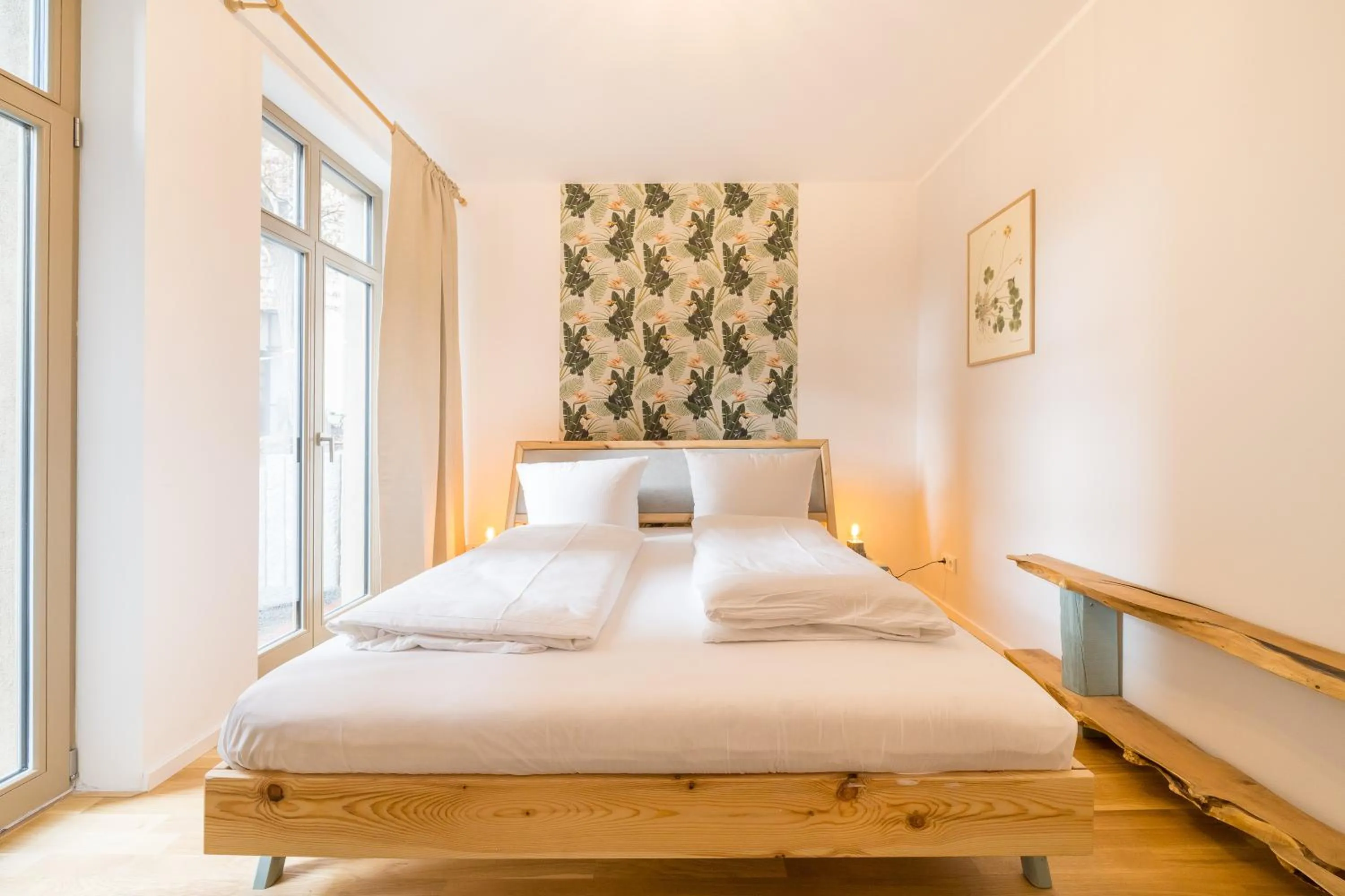 Bedroom, Bed in Design Apartments - "Am Weinberg"